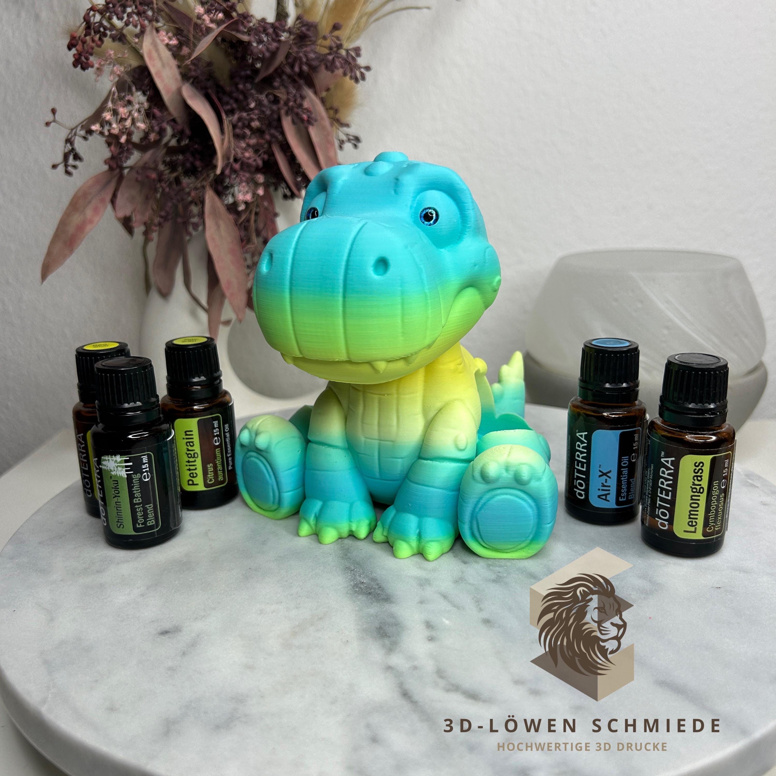 doTERRA Aufsteller BrontoRex für Ätherische Öle 5x 15ml Flaschen - Aufbewahrung - Geschenk - Organizer - Ölflaschen Halter - Aromatherapie
