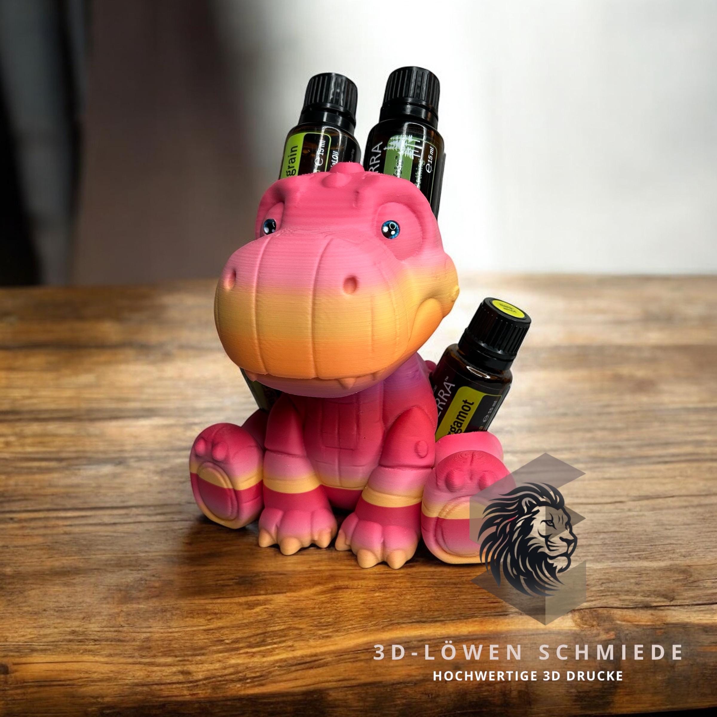 doTERRA Aufsteller BrontoRex für Ätherische Öle 5x 15ml Flaschen - Aufbewahrung - Geschenk - Organizer - Ölflaschen Halter - Aromatherapie