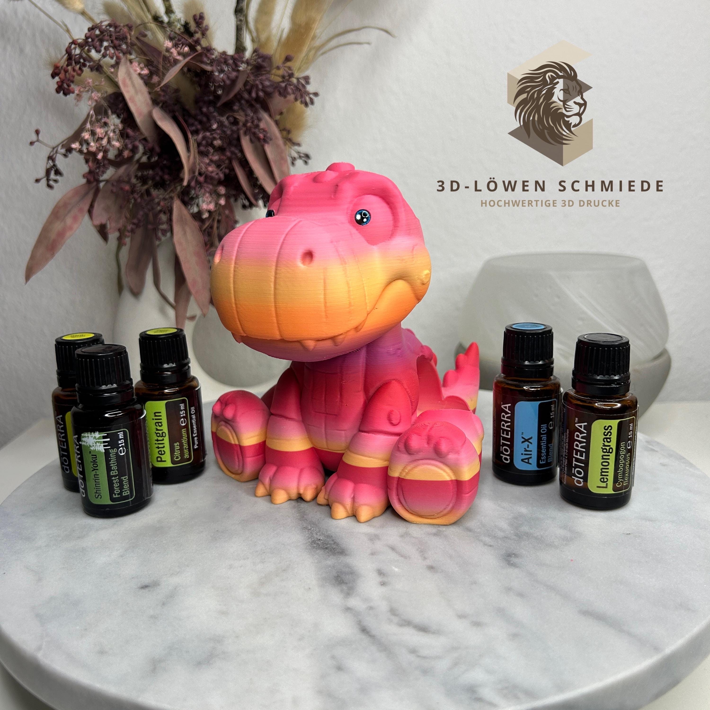 doTERRA Aufsteller BrontoRex für Ätherische Öle 5x 15ml Flaschen - Aufbewahrung - Geschenk - Organizer - Ölflaschen Halter - Aromatherapie
