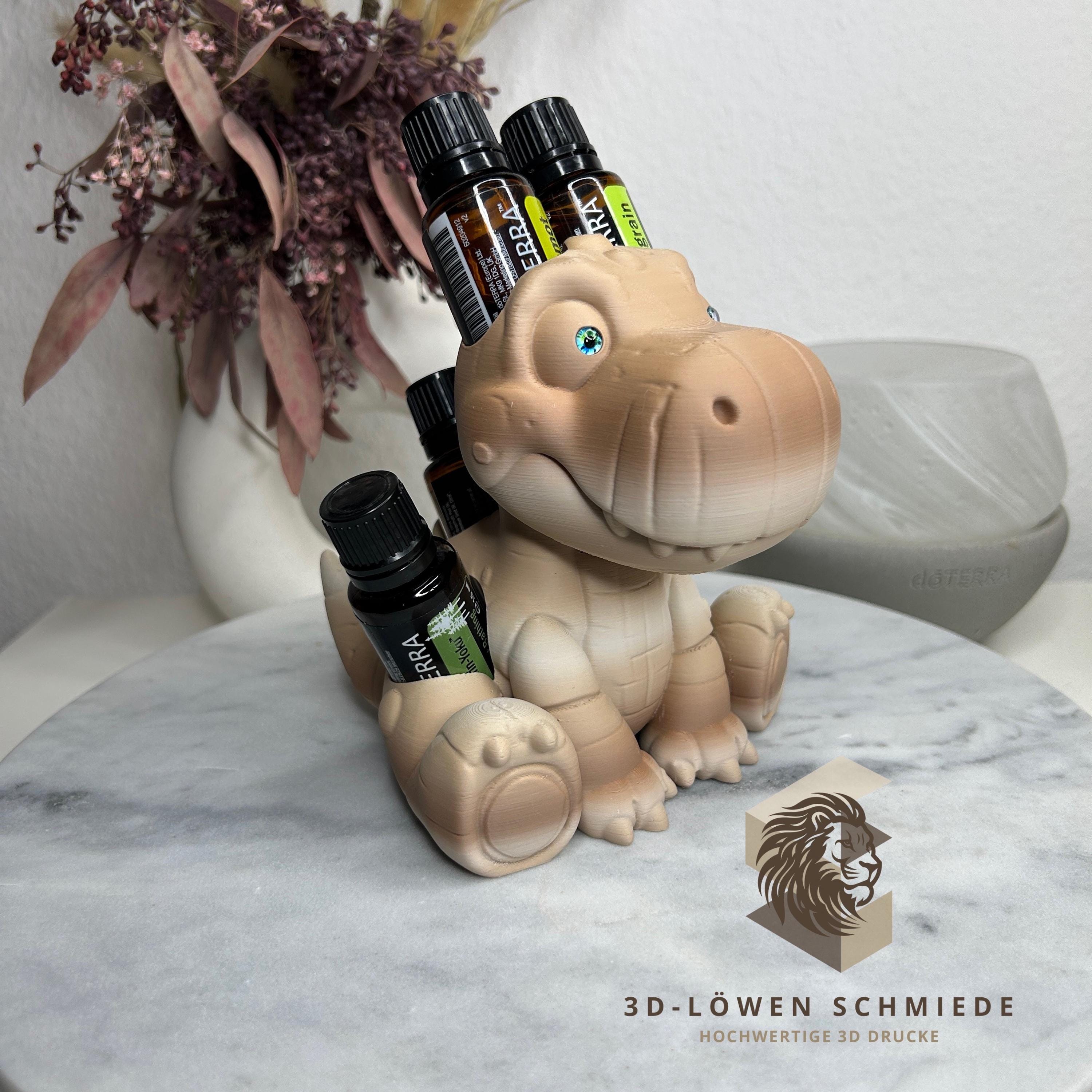 doTERRA Aufsteller BrontoRex für Ätherische Öle 5x 15ml Flaschen - Aufbewahrung - Geschenk - Organizer - Ölflaschen Halter - Aromatherapie