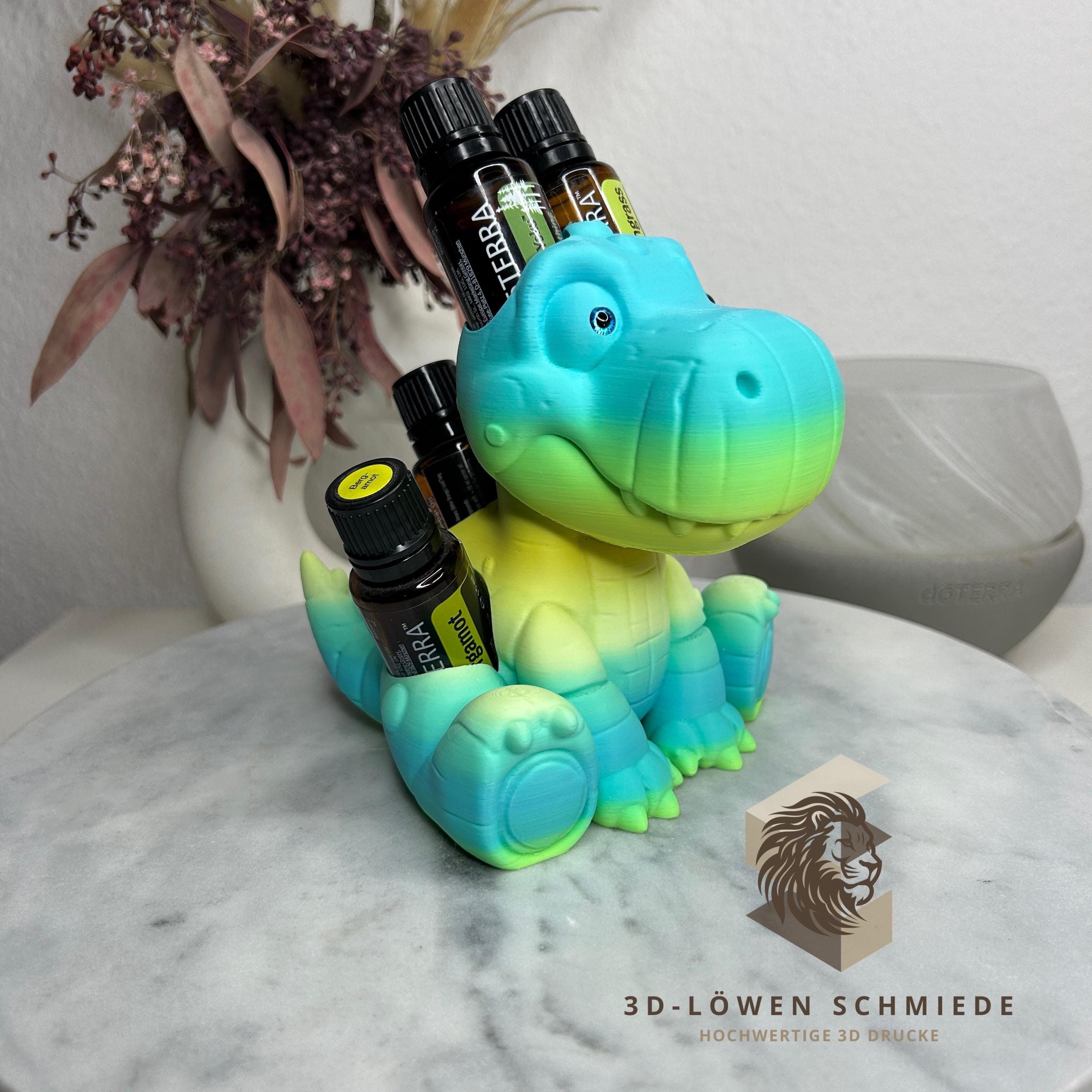 doTERRA Aufsteller BrontoRex für Ätherische Öle 5x 15ml Flaschen - Aufbewahrung - Geschenk - Organizer - Ölflaschen Halter - Aromatherapie