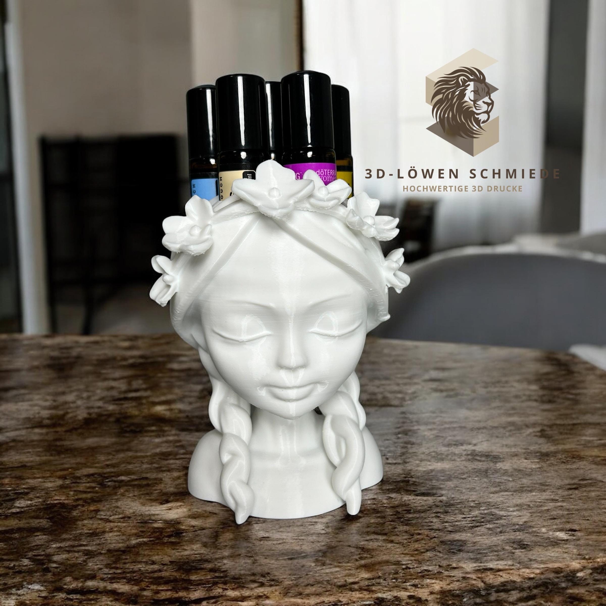 doTERRA Aufsteller Blumenmädchen V2. Amara für Ätherische Öle 7x 10ml Roll-Ons im stilvollem Design / Aufbewahrung / Geschenkidee