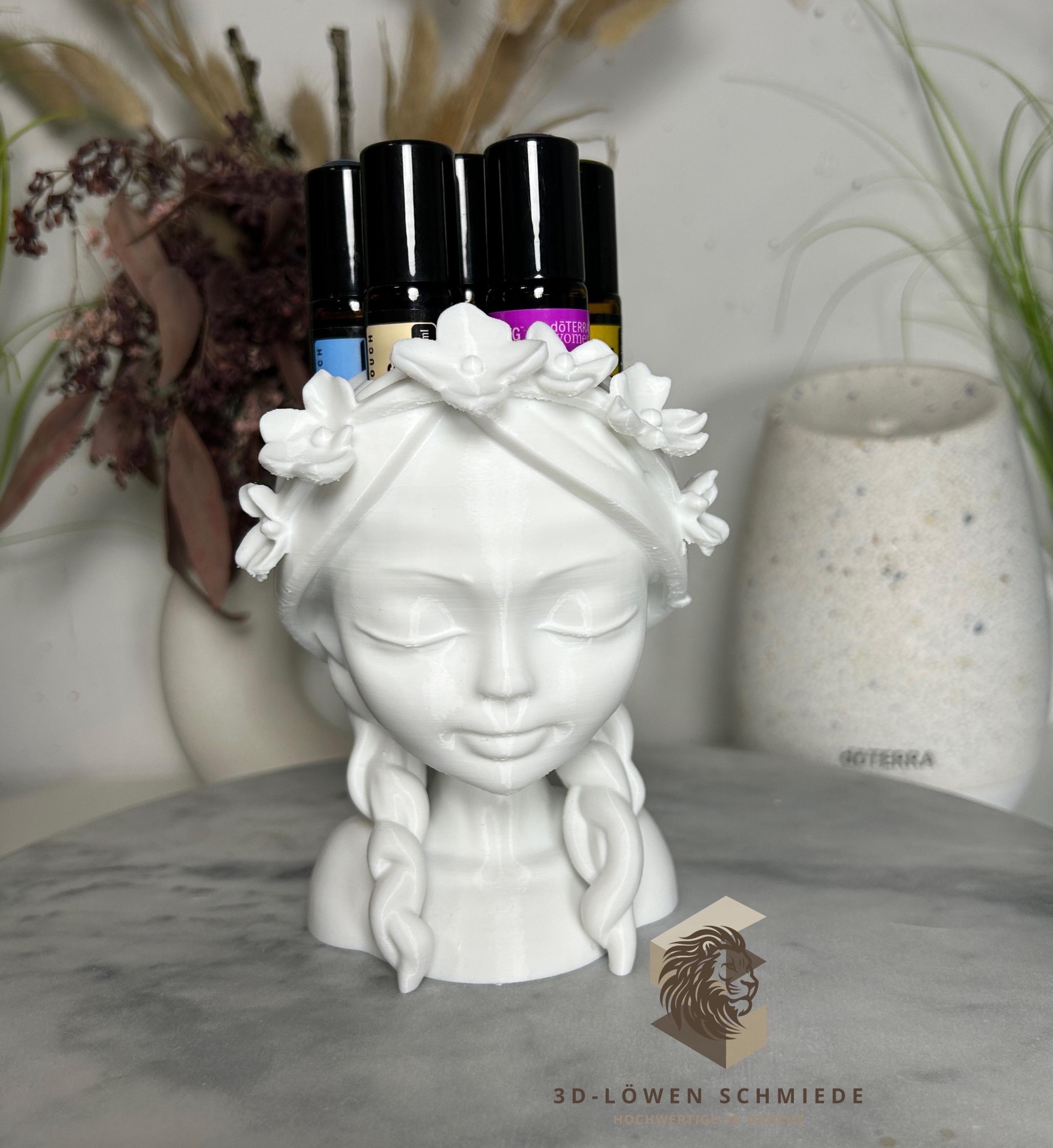 doTERRA Aufsteller Blumenmädchen V2. Amara für Ätherische Öle 7x 10ml Roll-Ons im stilvollem Design / Aufbewahrung / Geschenkidee