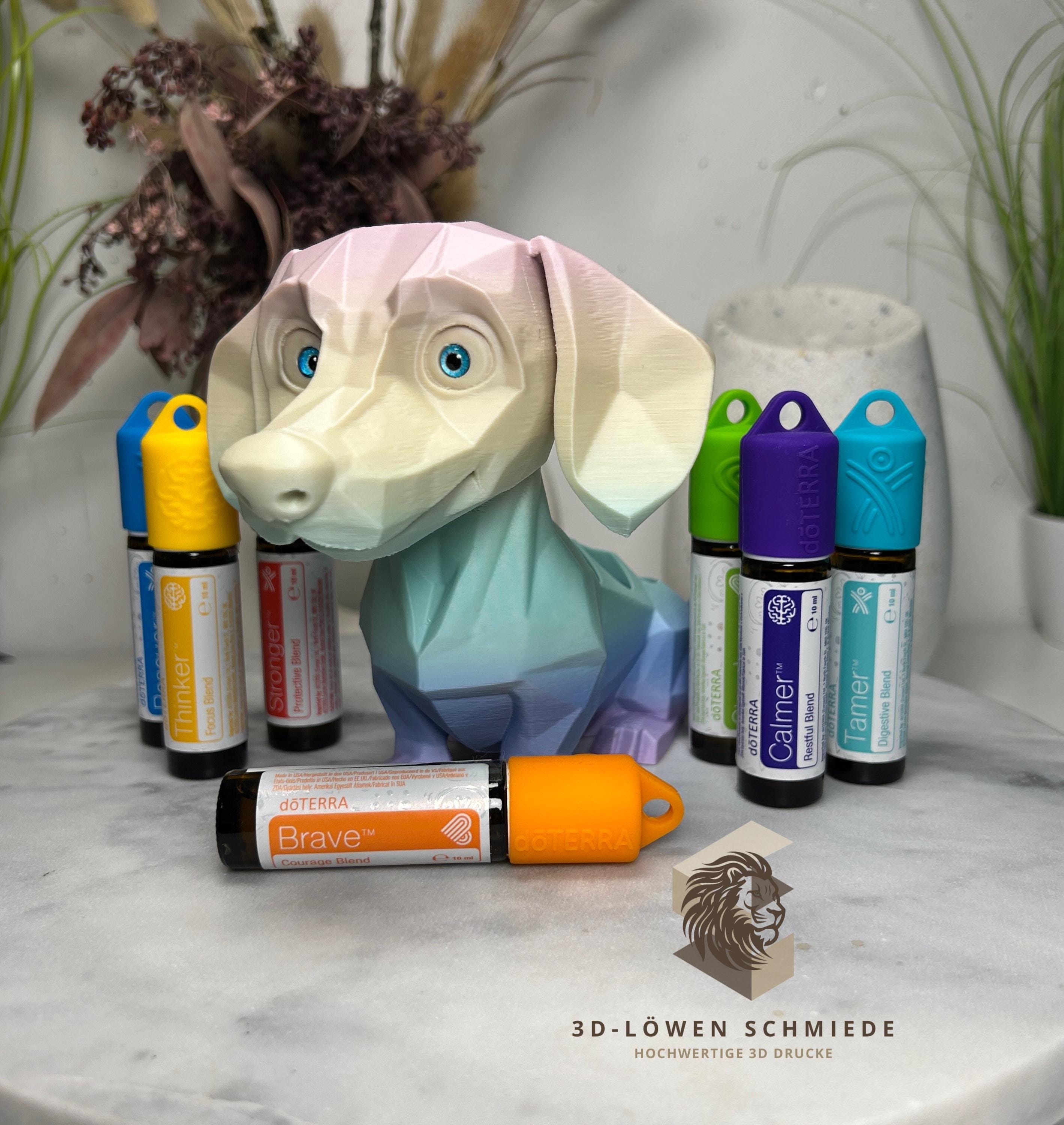 doTERRA Aufsteller AromaPfote KidsCollection für Ätherische Öle Platz für 7x 10ml Flaschen - Deko - Geschenk - Aufbewahrung - stilvoll