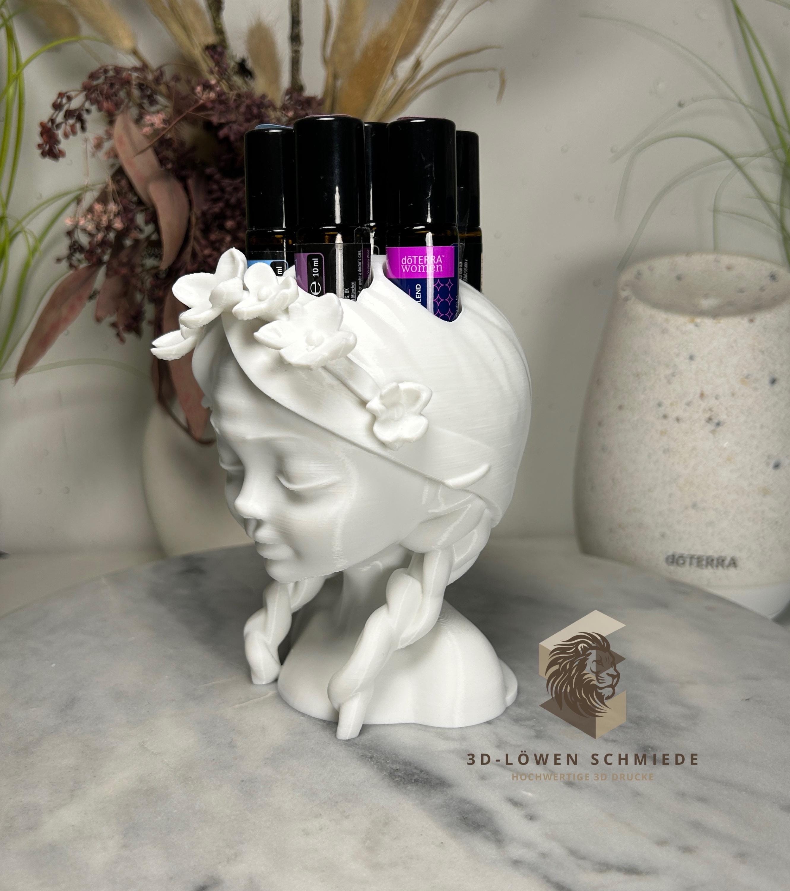 doTERRA Aufsteller Blumenmädchen V2. Amara für Ätherische Öle 7x 10ml Roll-Ons im stilvollem Design / Aufbewahrung / Geschenkidee
