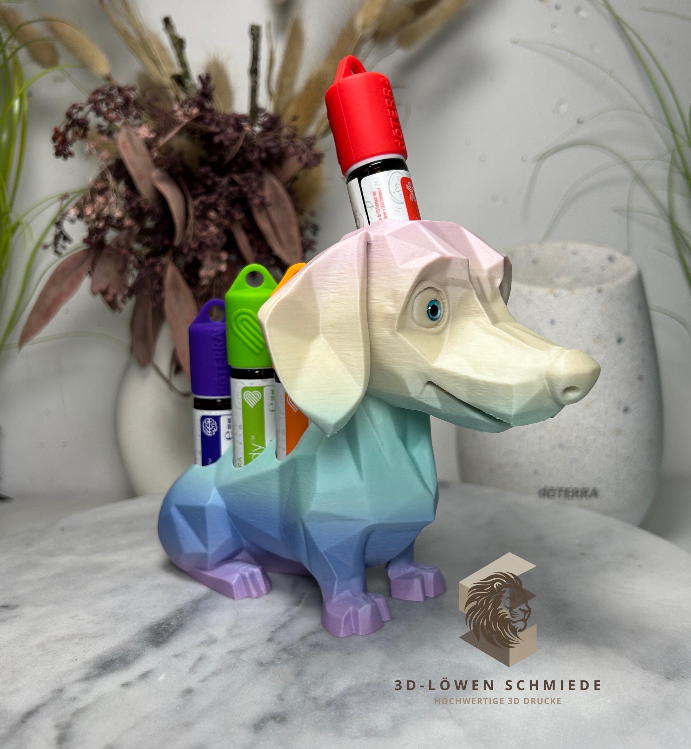 doTERRA Aufsteller AromaPfote KidsCollection für Ätherische Öle Platz für 7x 10ml Flaschen - Deko - Geschenk - Aufbewahrung - stilvoll