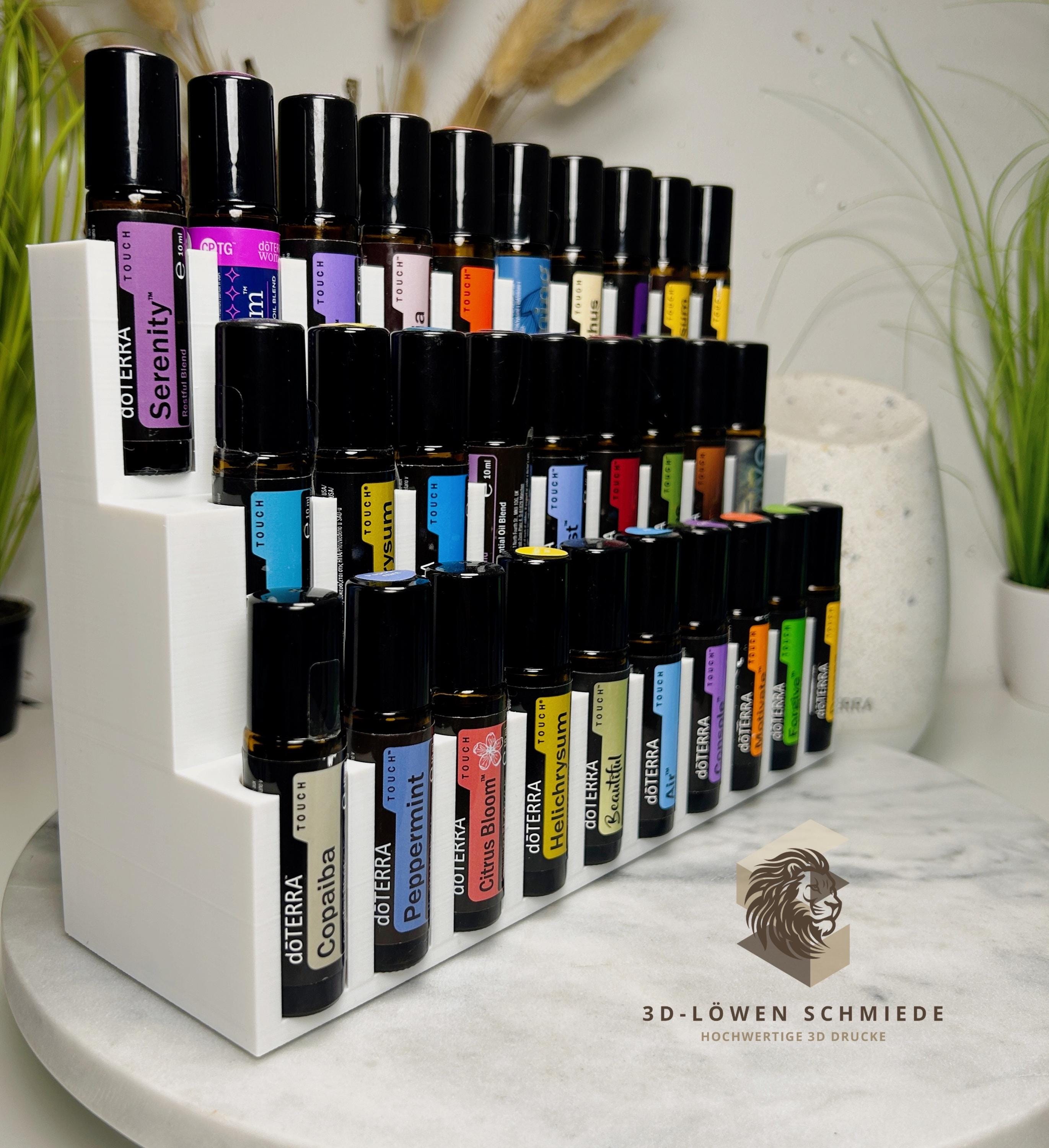 doTERRA Aufsteller für 29x 10ml Ätherische Öle Touch Roll-On‘s mit Sichtfenster - Aufbewahrung - in Schwarz, Weiß, andere Farben anfragen