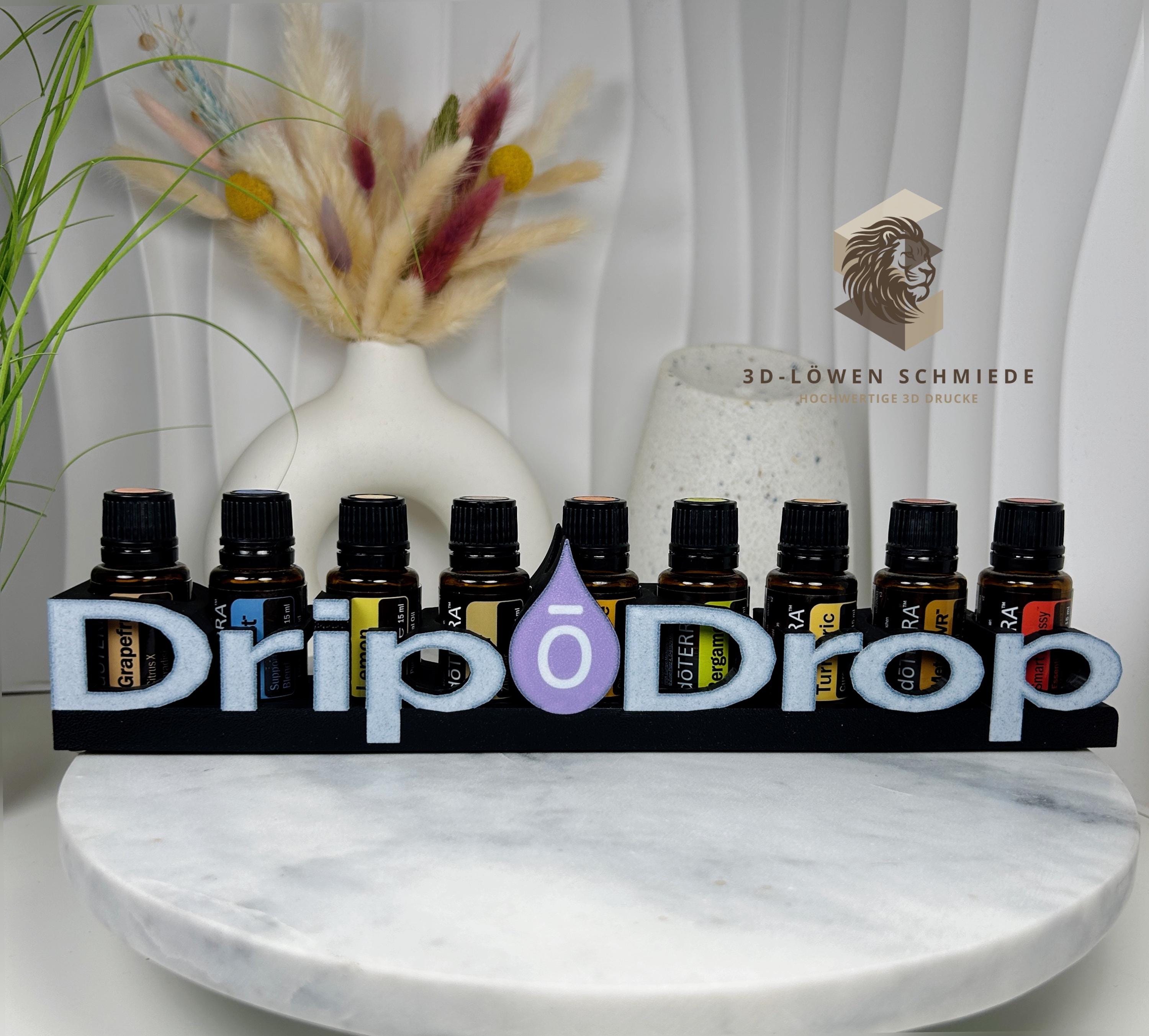 doTERRA Aufsteller DripDrop, Aufbewahrung für Ätherische Öle Platz für 9x 15ml Fläschen - Geschenkidee - Berater - Organizer