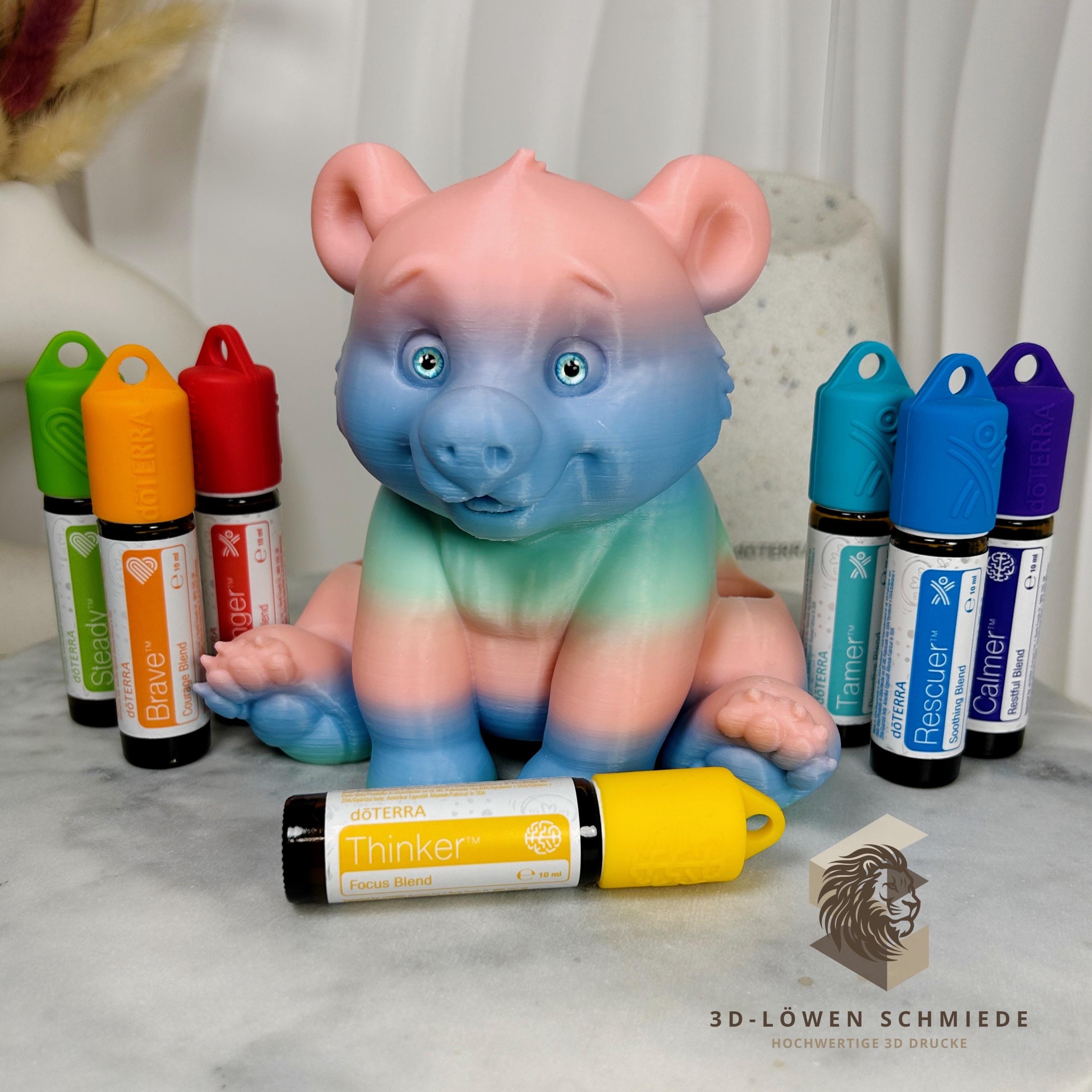 doTERRA Aufsteller KidsCollection AromaBär für Ätherische Öle Platz für 7x 10ml Roll On - Deko - Geschenk - Aufbewahrung