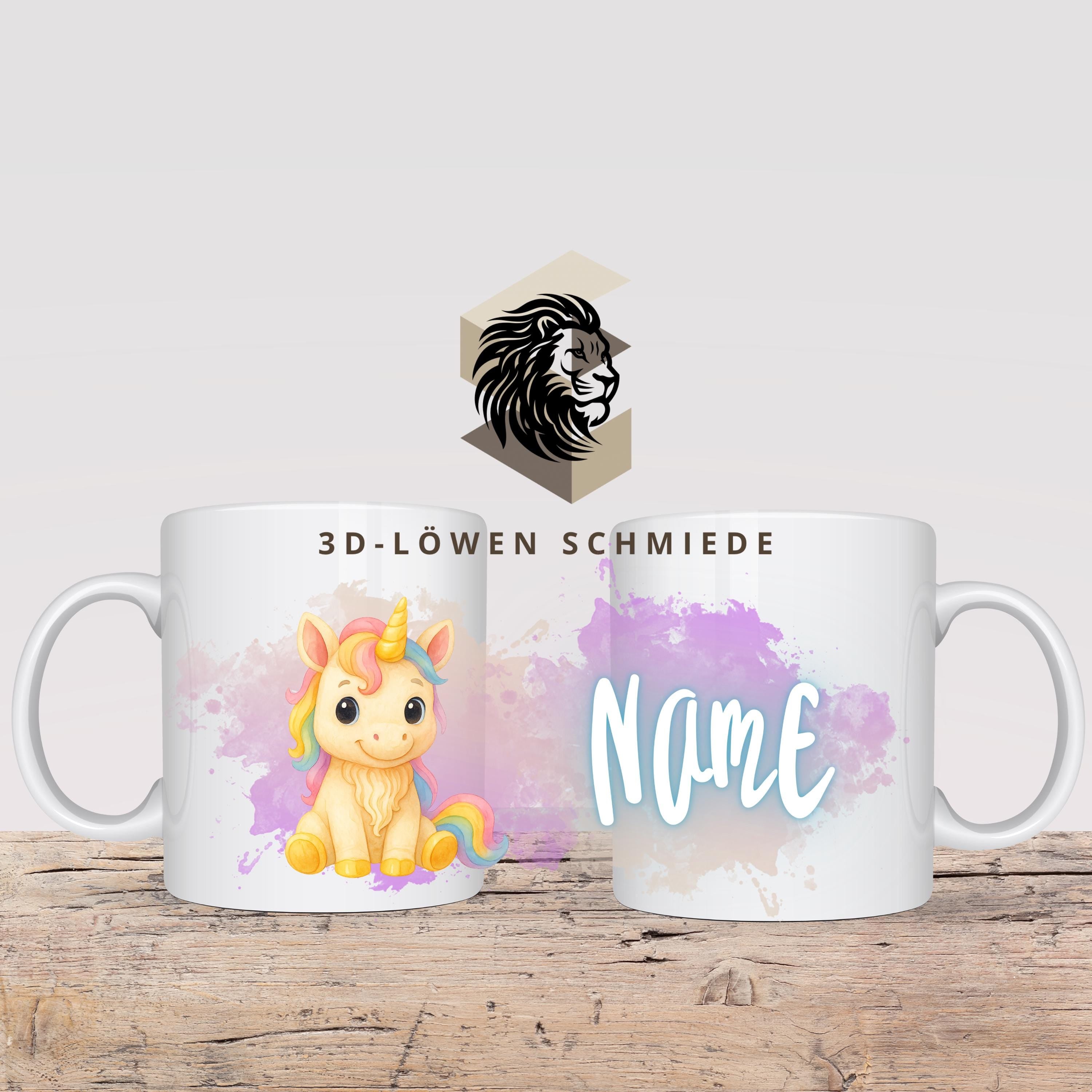 Tasse Personalisierte aus unserer KidsCollection, Name Personalisierbar, Ätherische Öle, Geschenkidee für die Kinder passend zum Aufsteller.