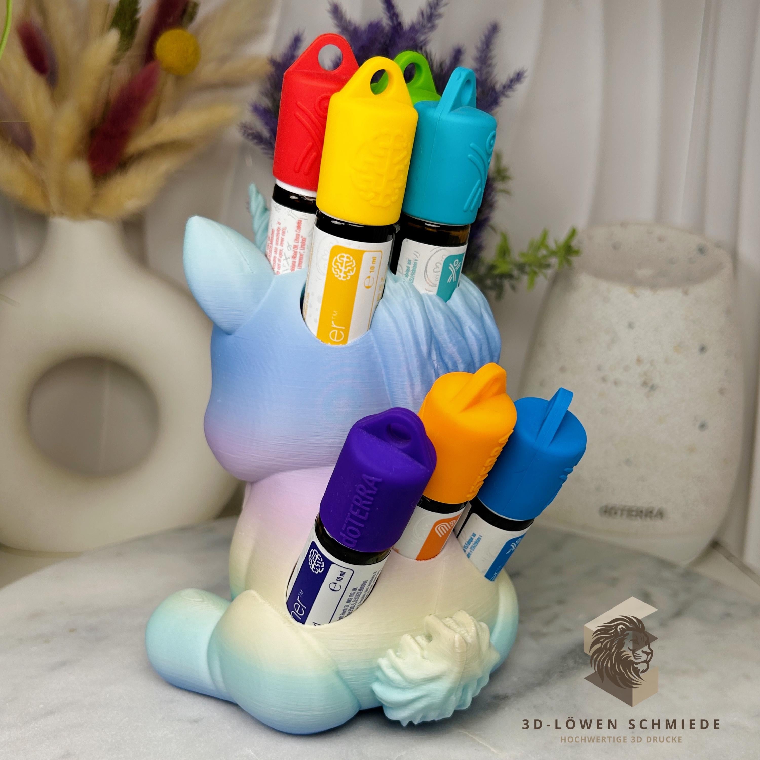 doTERRA Aufsteller AromaHorn KidsCollection für Ätherische Öle Platz für 7x 10ml Flaschen - Deko - Geschenk - Aufbewahrung - stilvoll