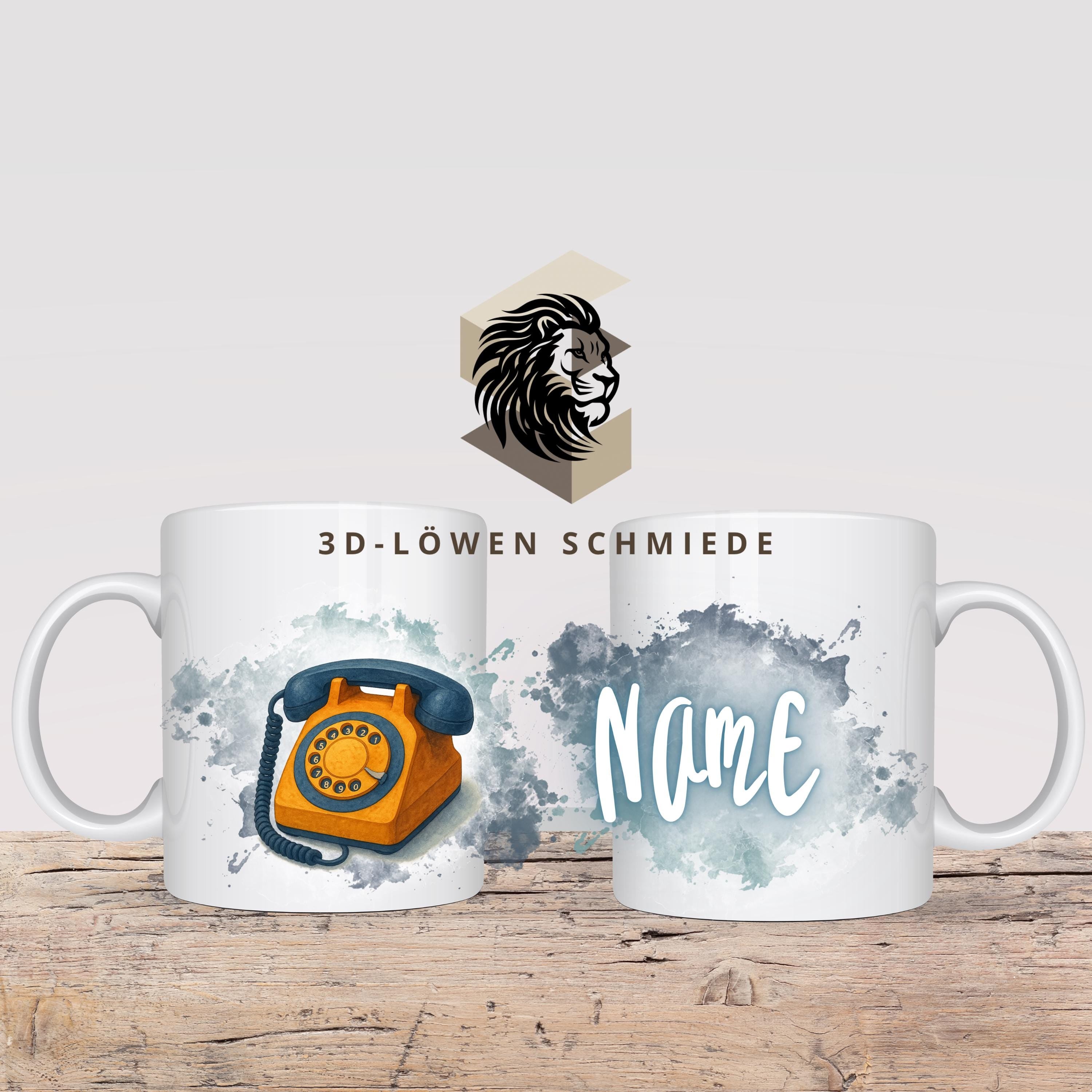 Tasse Personalisierte „Retro 70er“ mit Name  Geschenkidee für Geburtstag, Weihnachten, Kollegen und Familie
