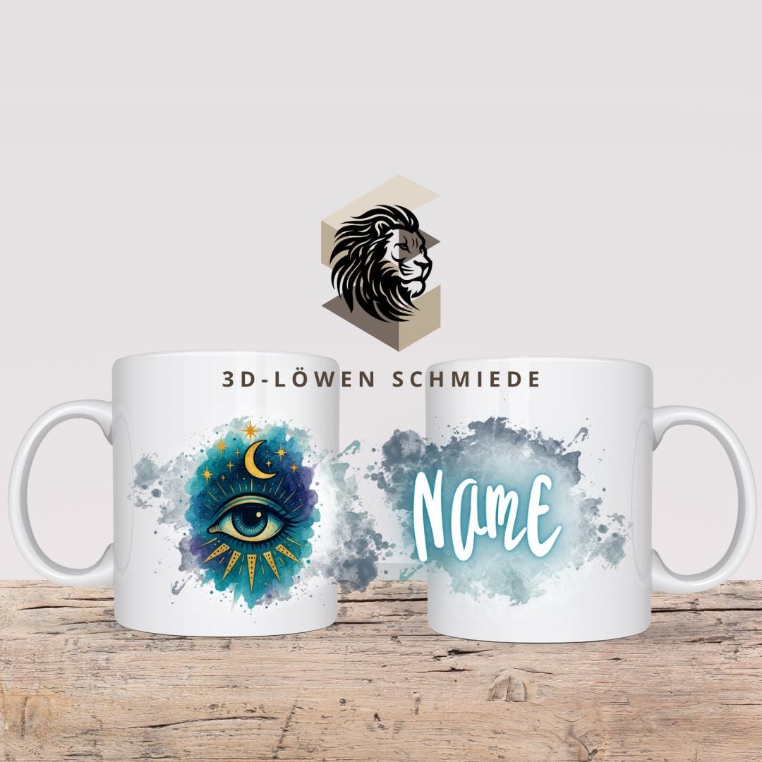 Tasse Personalisierte Spirituell mit Name  Geschenkidee für Geburtstag, Weihnachten, Kollegen und Familie