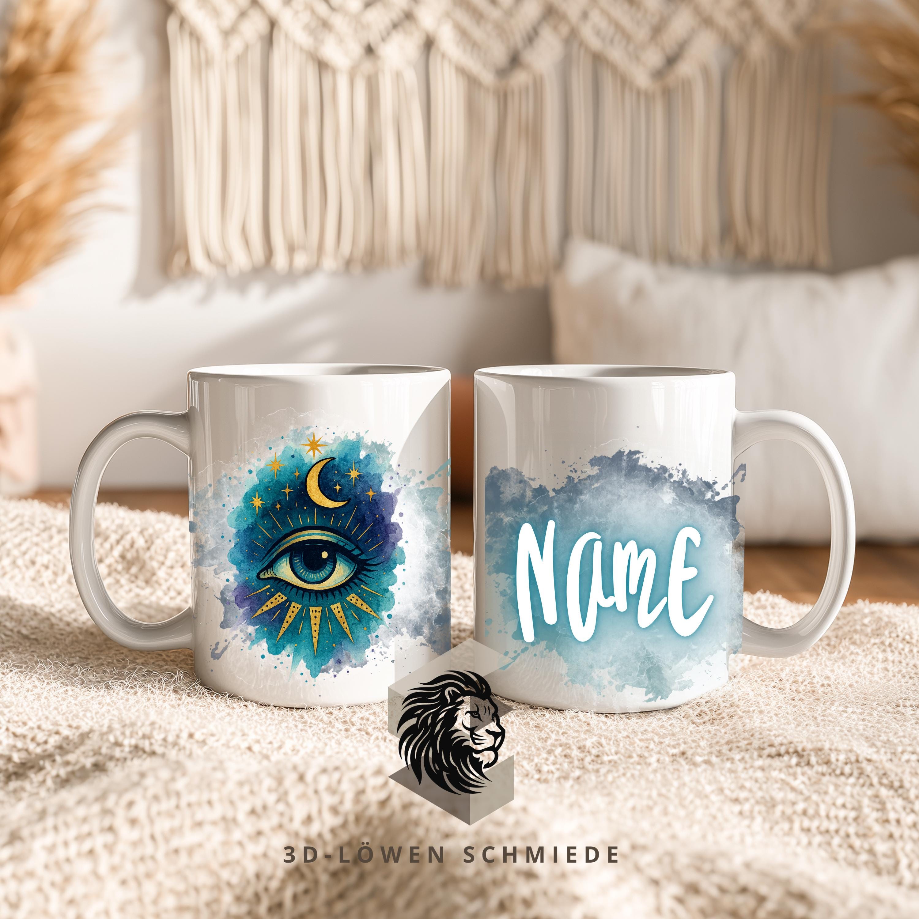 Tasse Personalisierte Spirituell mit Name  Geschenkidee für Geburtstag, Weihnachten, Kollegen und Familie