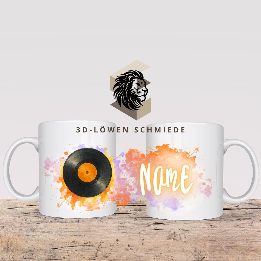 Tasse Personalisierte „Retro“ mit Name  Geschenkidee für Geburtstag, Weihnachten, Kollegen und Familie