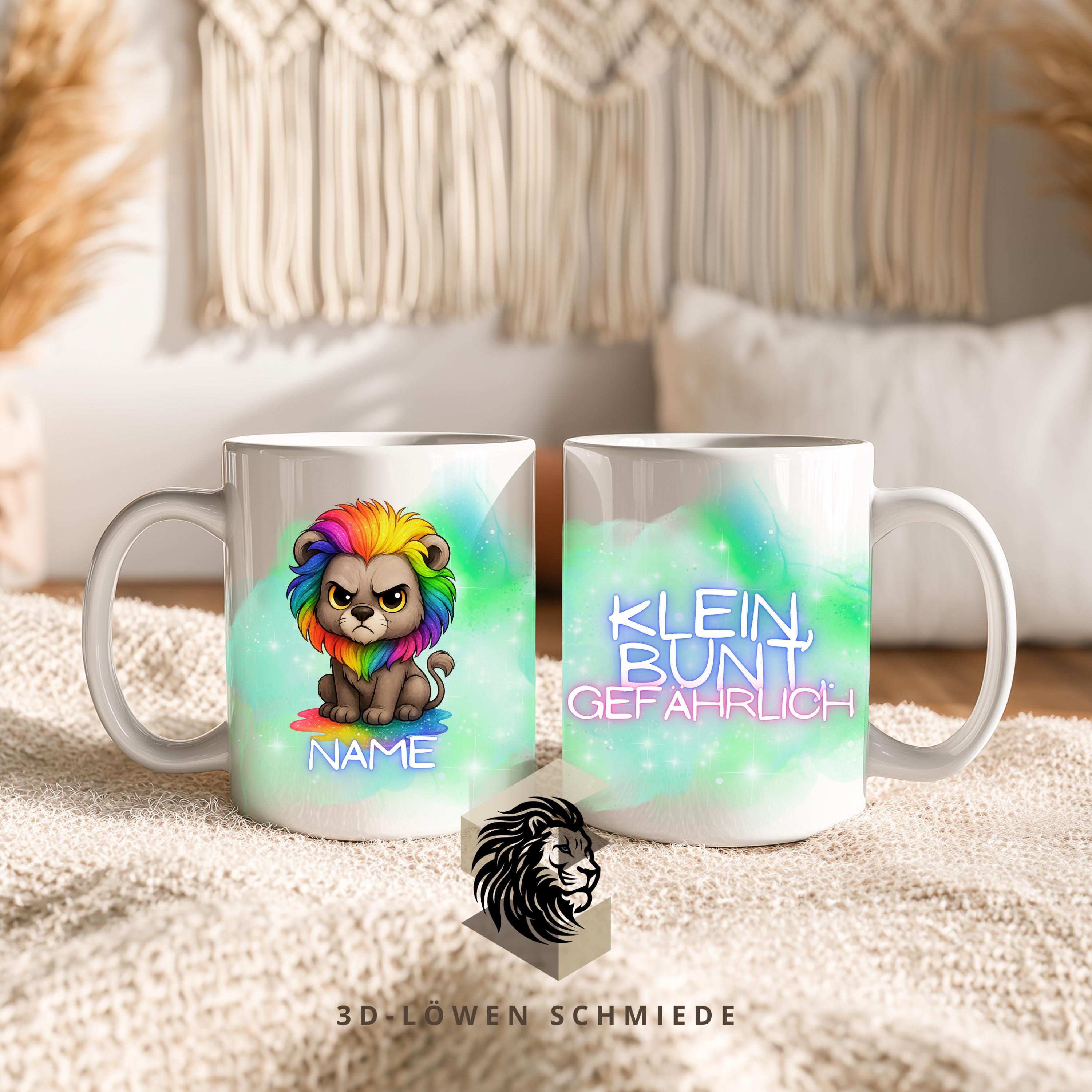 Lustige Tier Tasse mit Spruch bunte Regenbogen Tiere, Glitzer & Grumpy Designs ein witziges Geschenk für Tierliebhaber und Kaffee-Fans