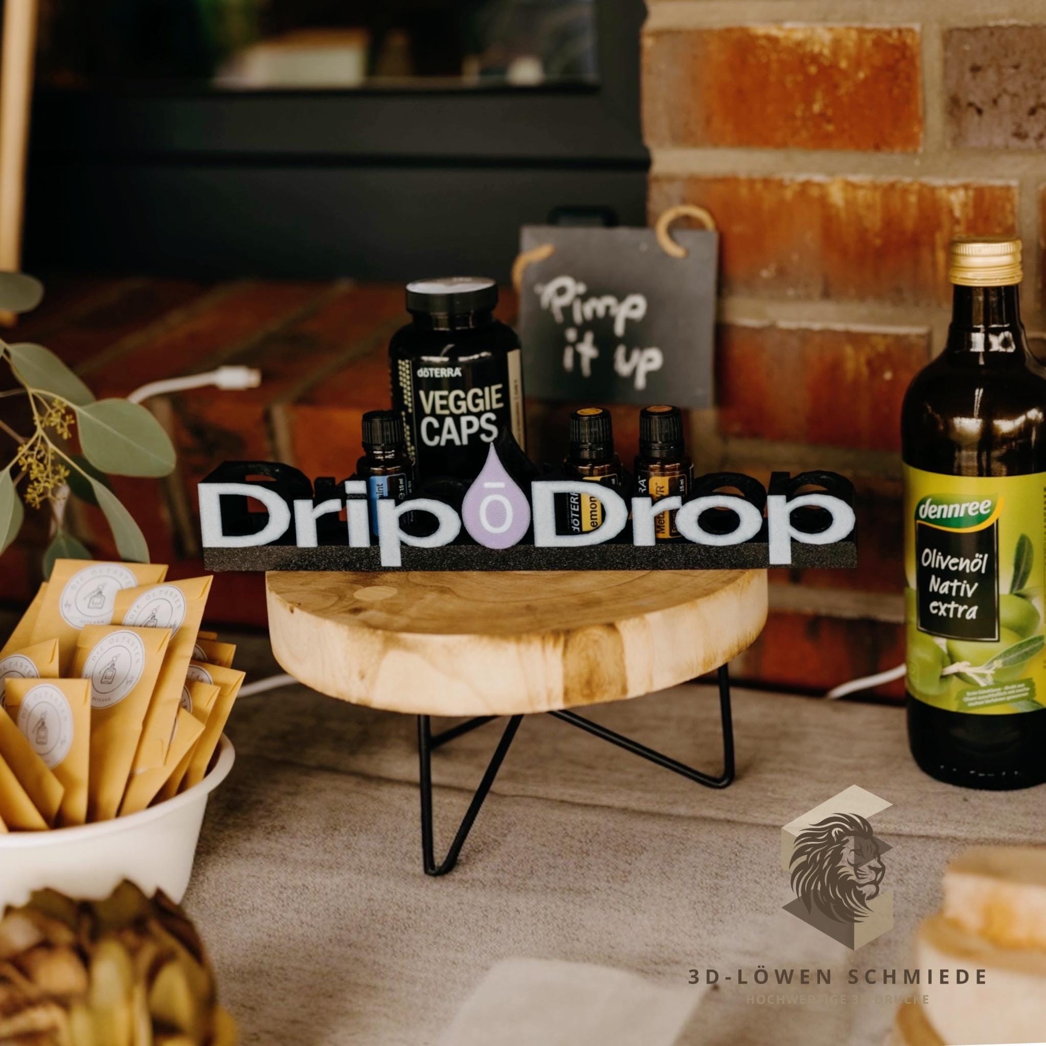 doTERRA Aufsteller DripDrop, Aufbewahrung für Ätherische Öle Platz für 9x 15ml Fläschen - Geschenkidee - Berater - Organizer