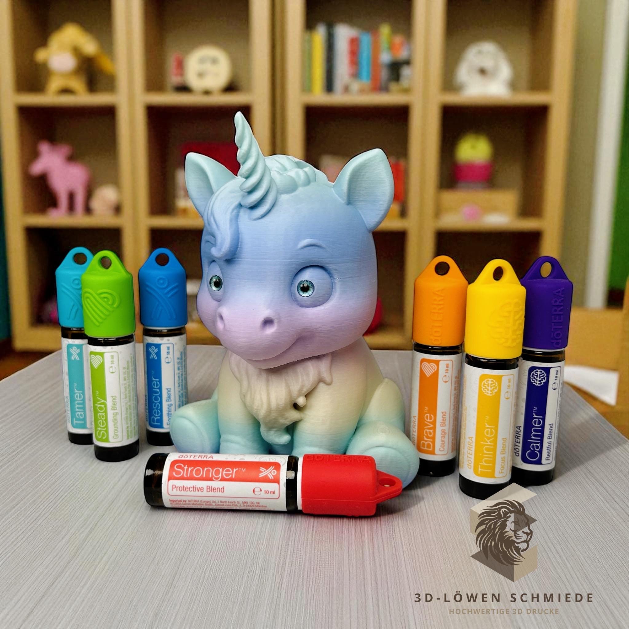 doTERRA Aufsteller AromaHorn KidsCollection für Ätherische Öle Platz für 7x 10ml Flaschen - Deko - Geschenk - Aufbewahrung - stilvoll