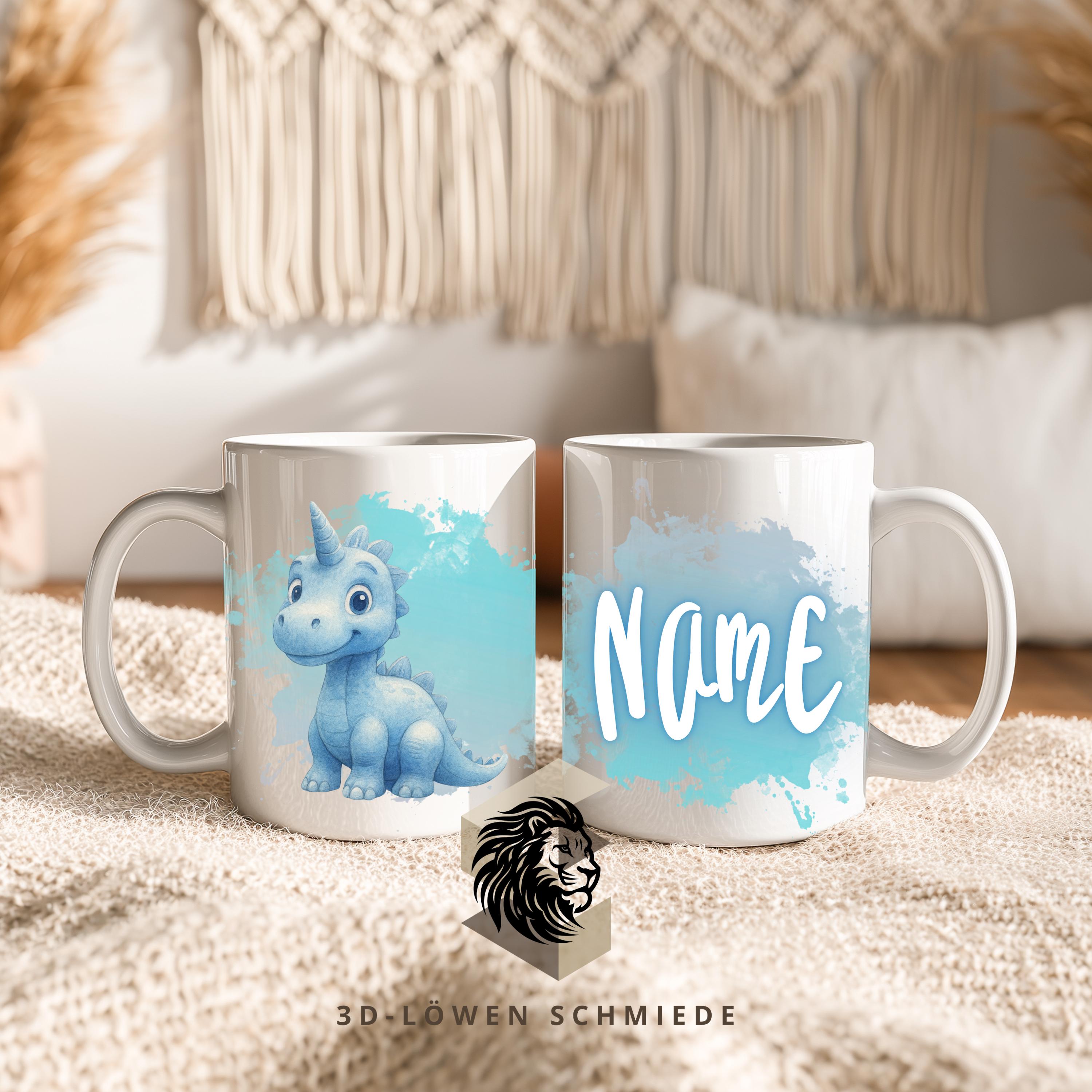 Tasse Personalisierte aus unserer KidsCollection, Name Personalisierbar, Ätherische Öle, Geschenkidee für die Kinder passend zum Aufsteller.