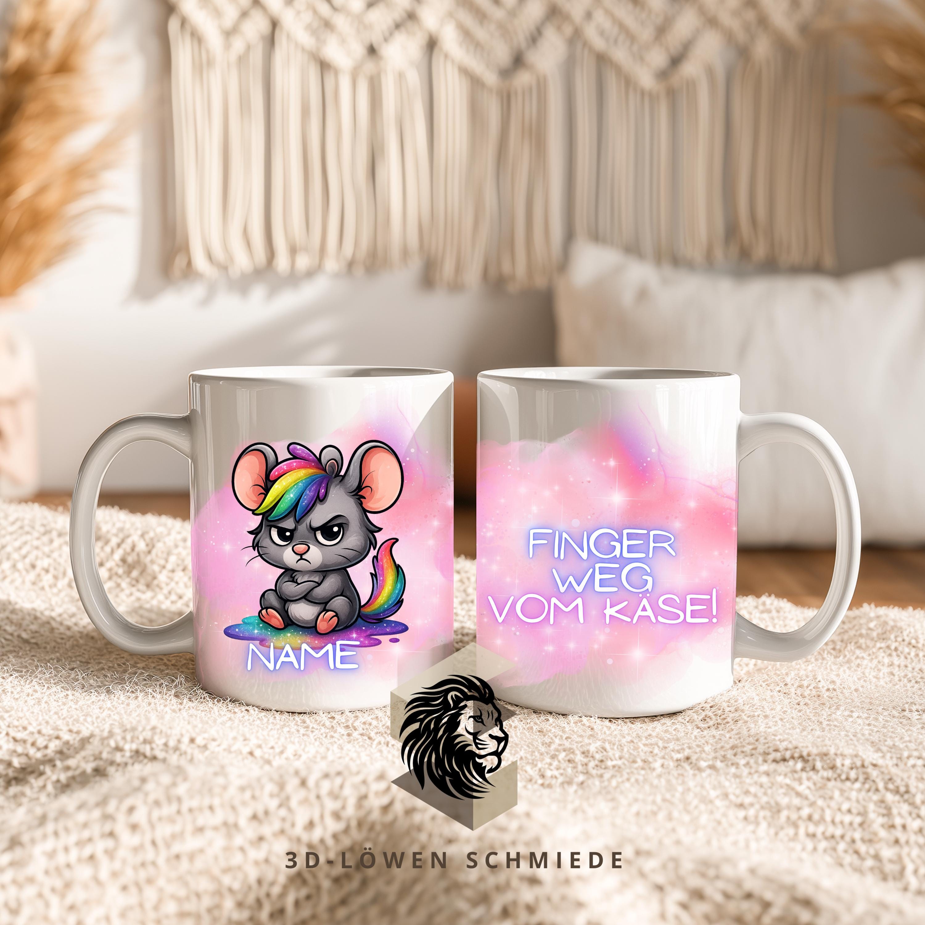 Lustige Tier Tasse mit Spruch bunte Regenbogen Tiere, Glitzer & Grumpy Designs ein witziges Geschenk für Tierliebhaber und Kaffee-Fans