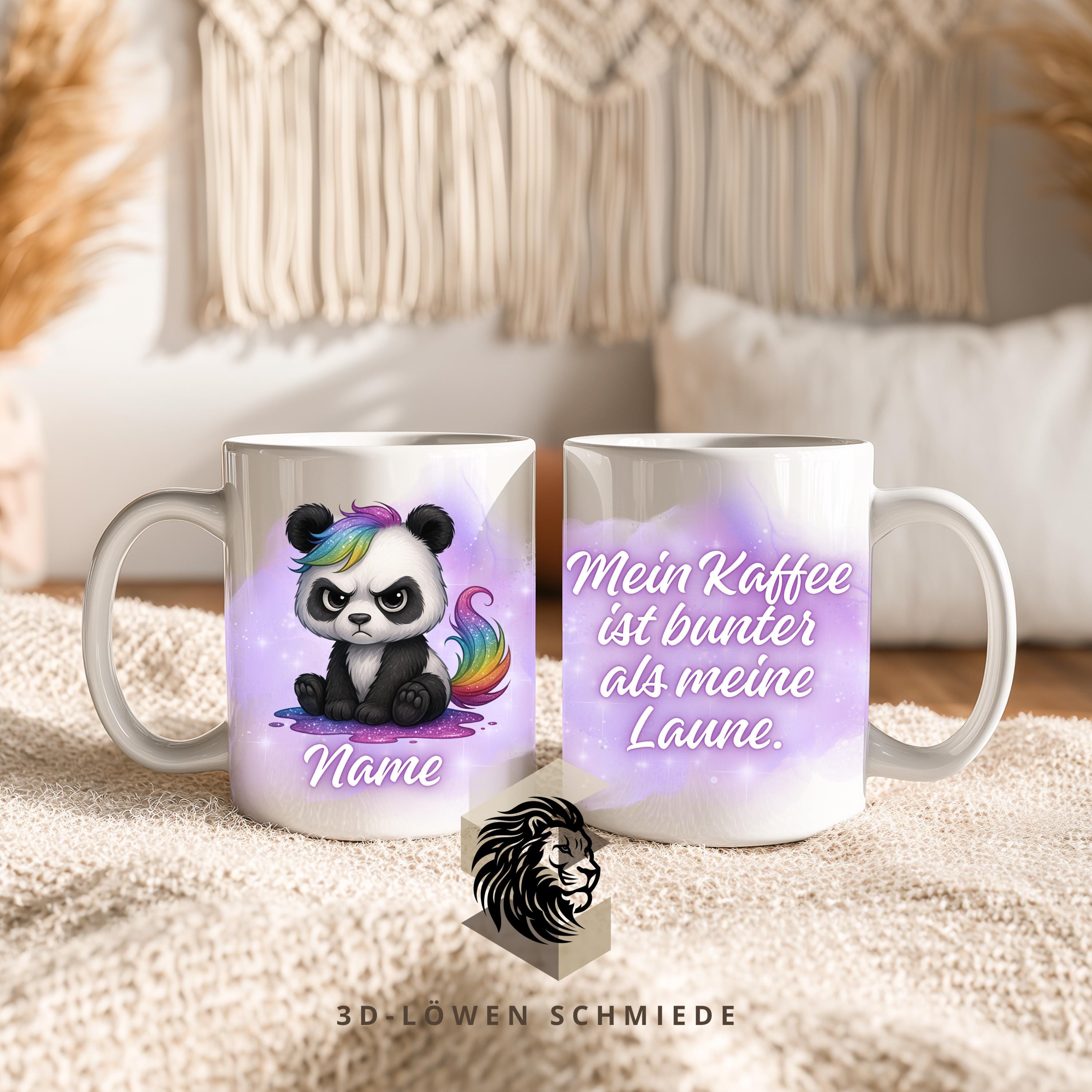 Lustige Tier Tasse mit Spruch bunte Regenbogen Tiere, Glitzer & Grumpy Designs ein witziges Geschenk für Tierliebhaber und Kaffee-Fans