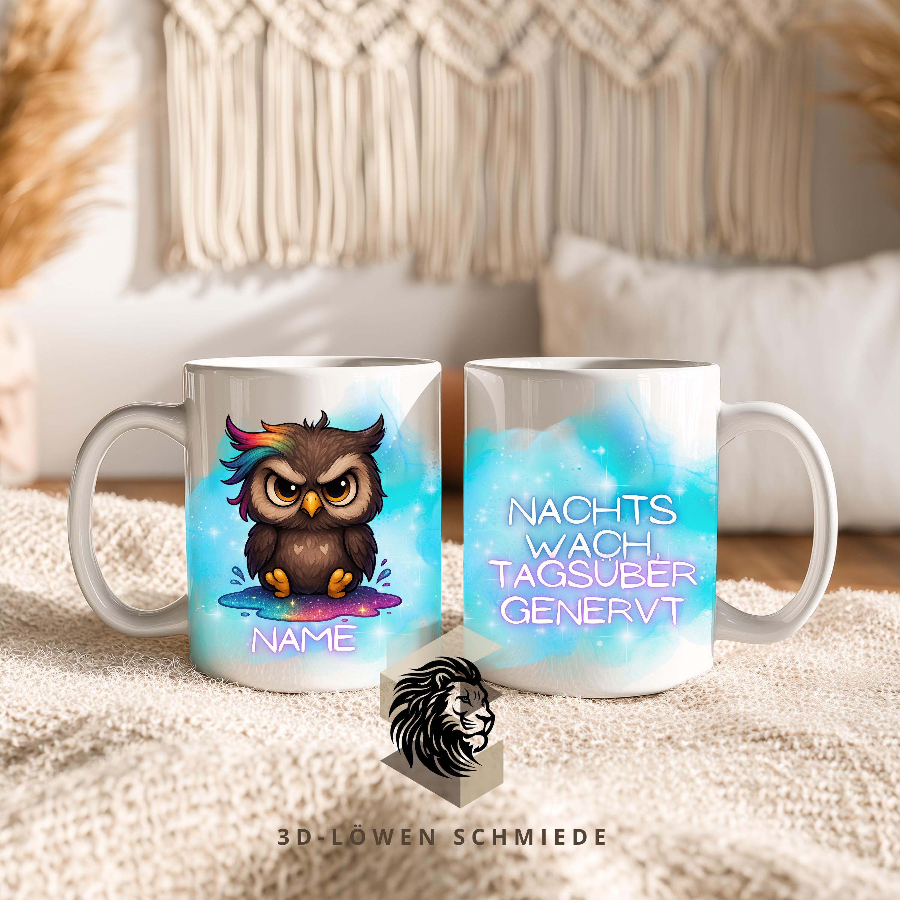 Lustige Tier Tasse mit Spruch bunte Regenbogen Tiere, Glitzer & Grumpy Designs ein witziges Geschenk für Tierliebhaber und Kaffee-Fans
