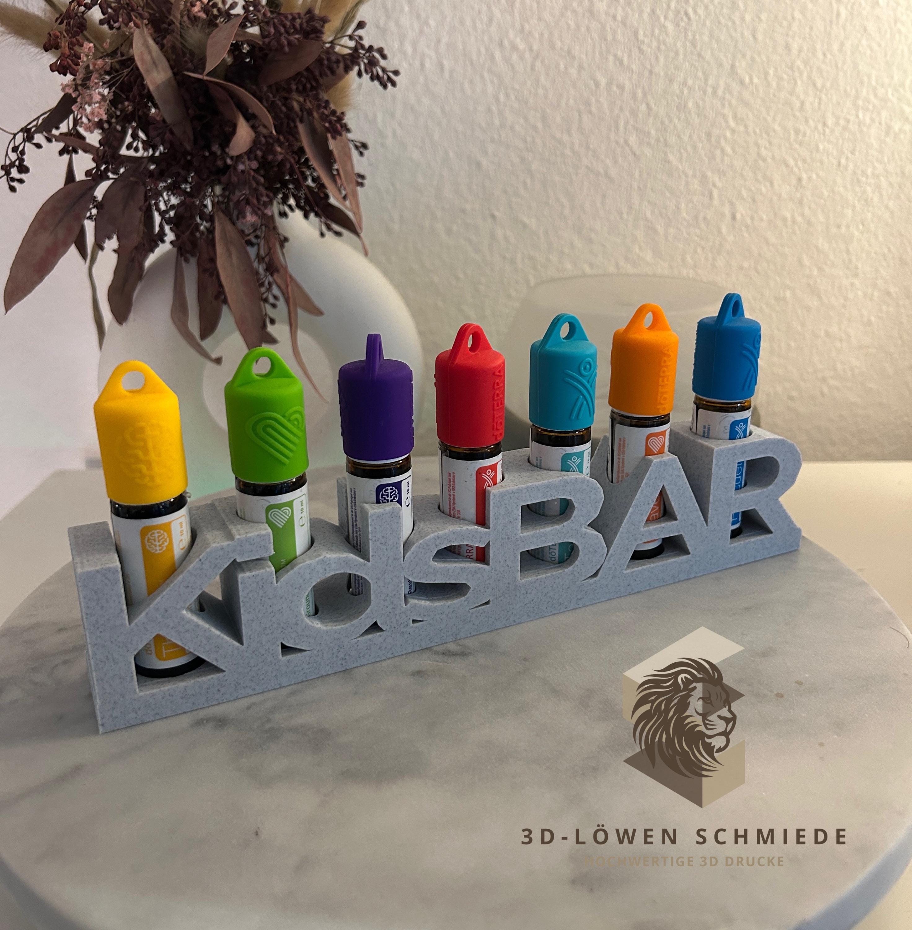 doTERRA KidsBar Aufsteller Regal zum Anhängen oder Stellen für Ätherisches Öle 7 Fächer für 10ml Roll-On‘s Touchs