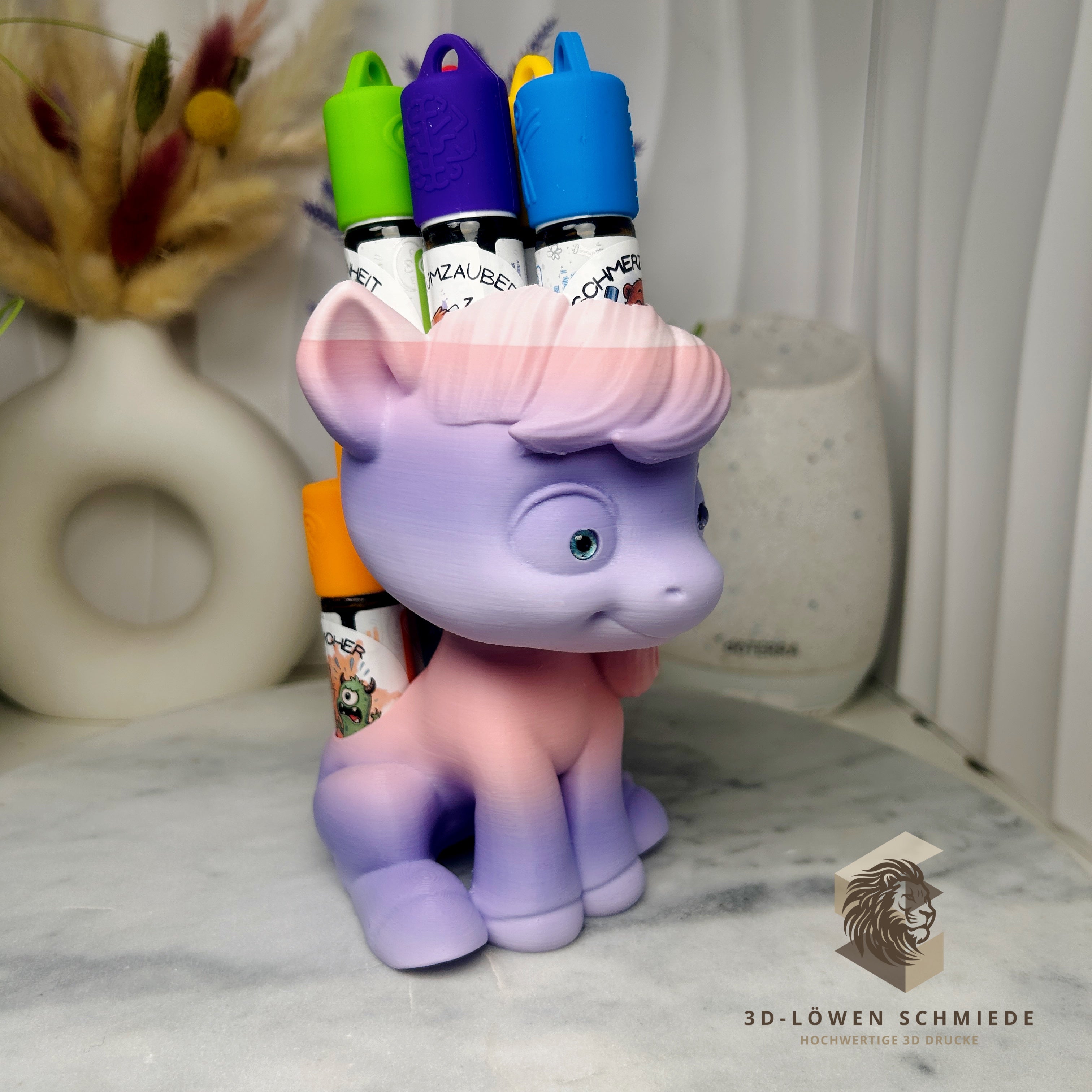 doTERRA (B-Ware) Aufsteller für Ätherische Öle, Pferd „Elska“ Platz für 7x 10ml Roll Ons, Aufbewahrung