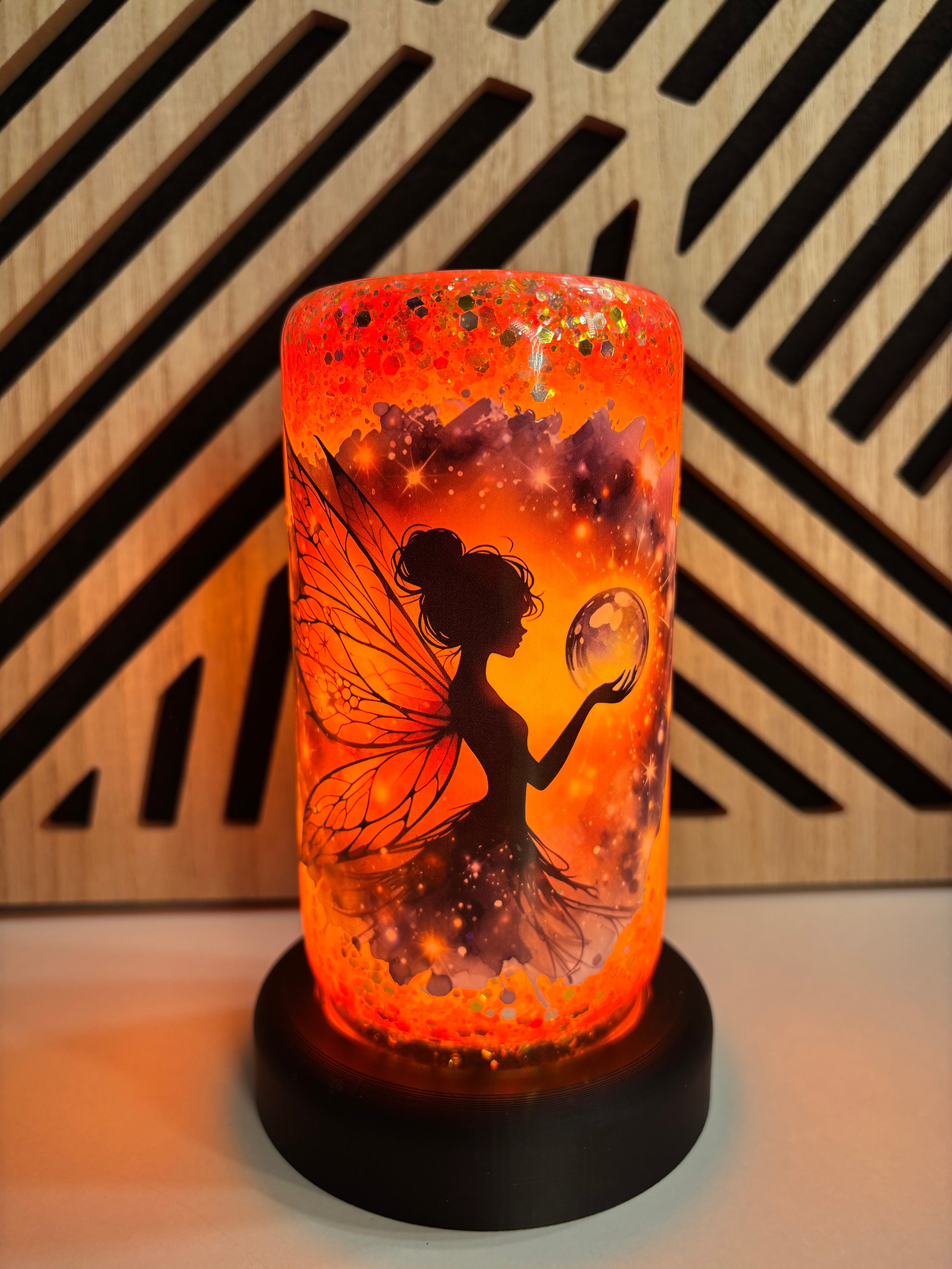 Nachttischlampe Personalisiert, Cup nur im Live erstellbar + Lampen Sockel