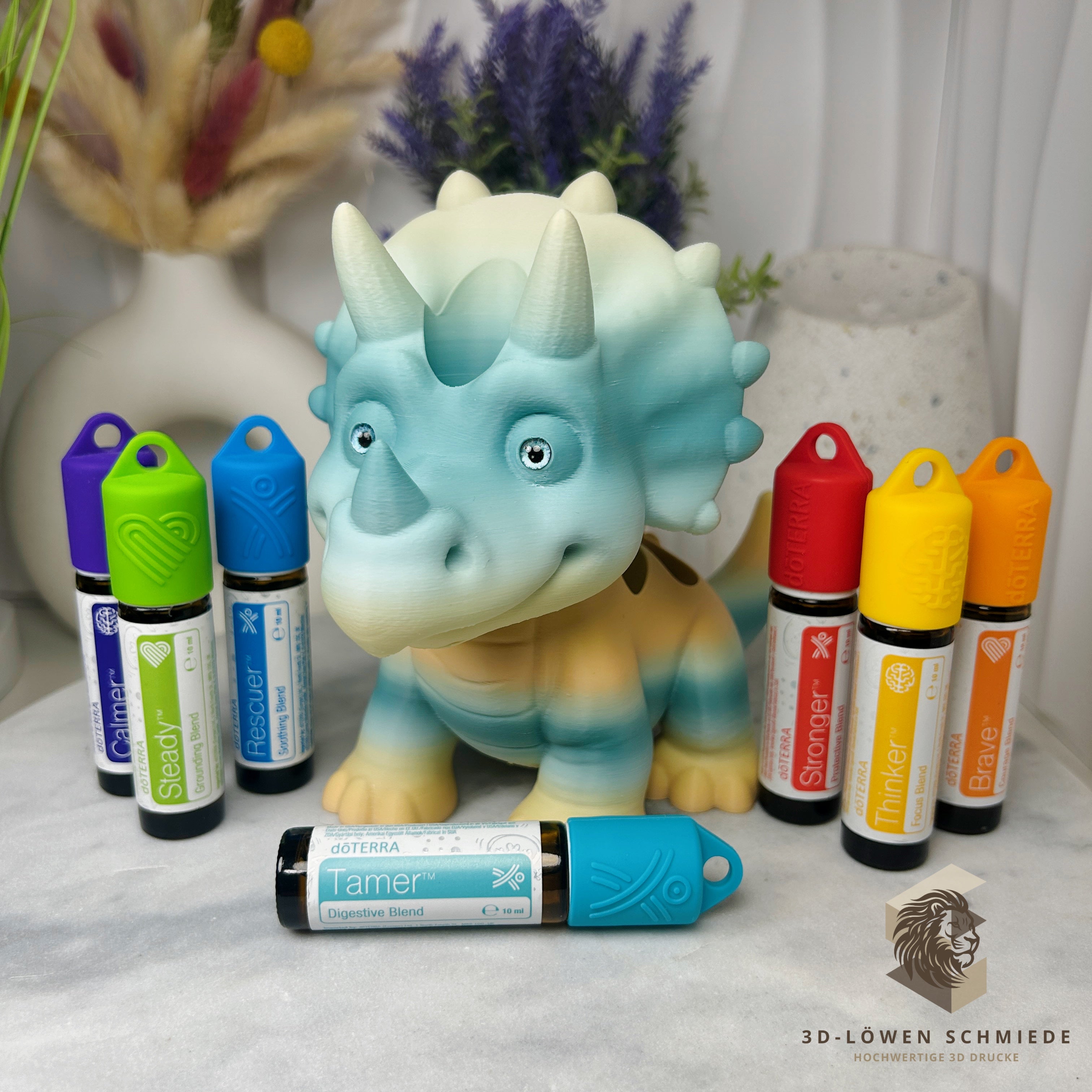 doTERRA Aufsteller KidsCollection „Spike“ für Ätherische Öle Platz für 7x 10ml Roll On - Deko - Geschenk - Aufbewahrung