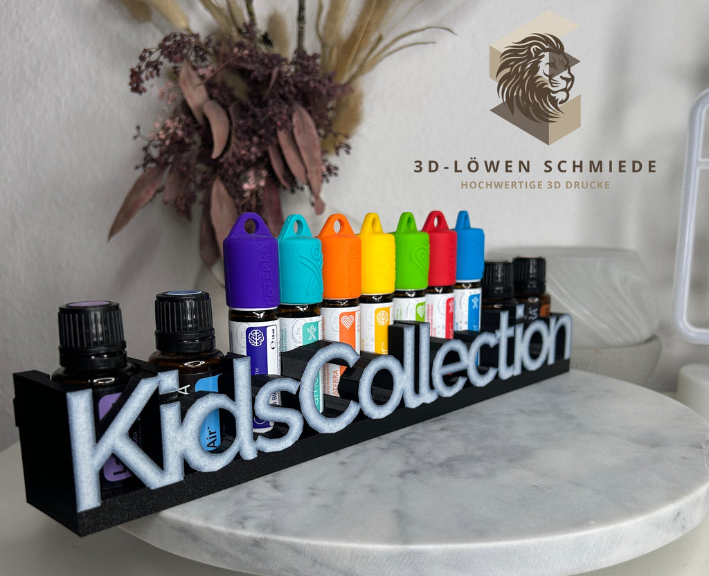 doTERRA Kids Collection Aufsteller
Aufbewahrung für Ätherische Öle Aufsteller Platz für 4x 15ml und Die KidsColletion Set 7x
10ml