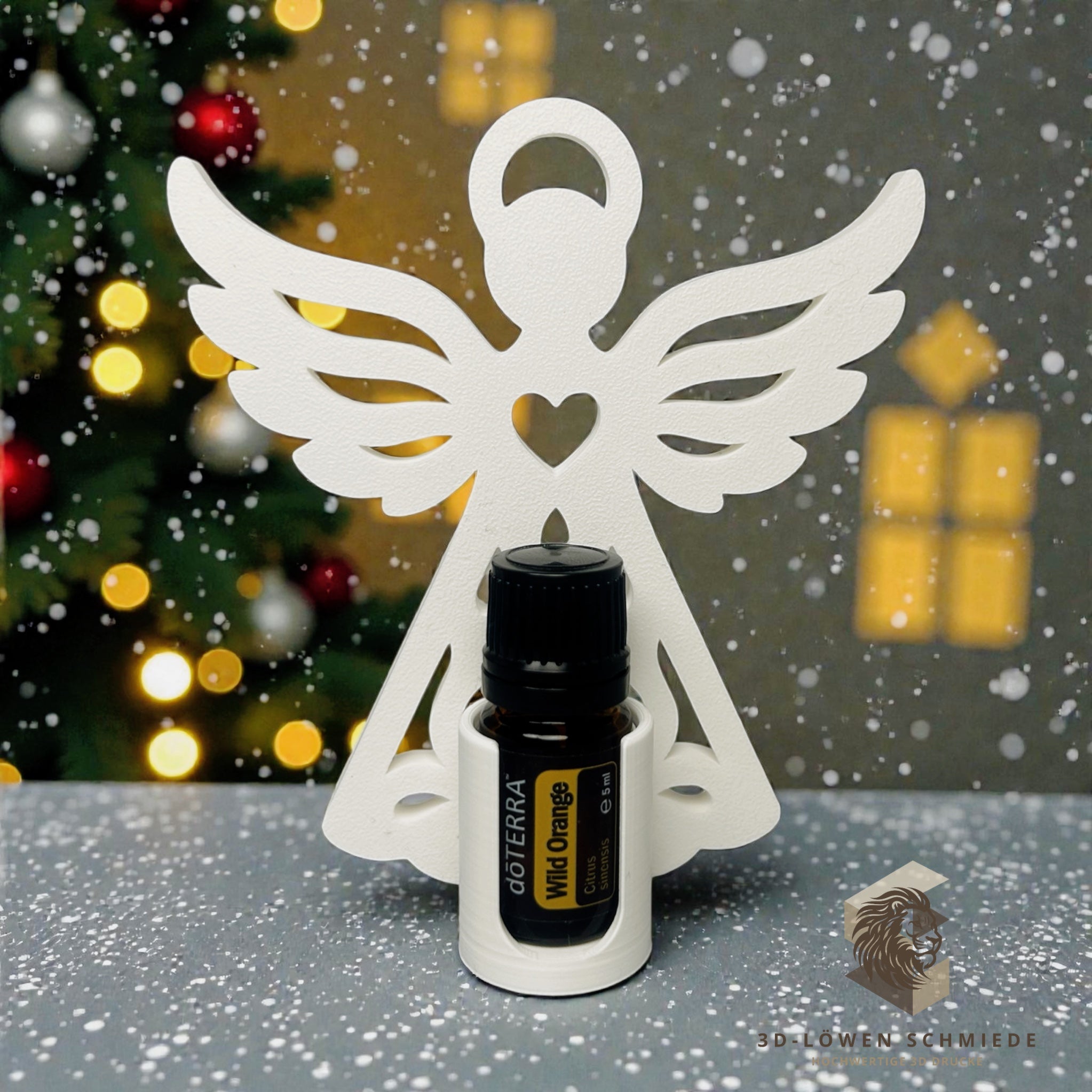 Aroma Engel Aufsteller oder Anhänger für Ätherische Öle, Platz für 1x15ml oder 1x5ml Flasche. stilvolle, Praktisch, Geschenk, Berater