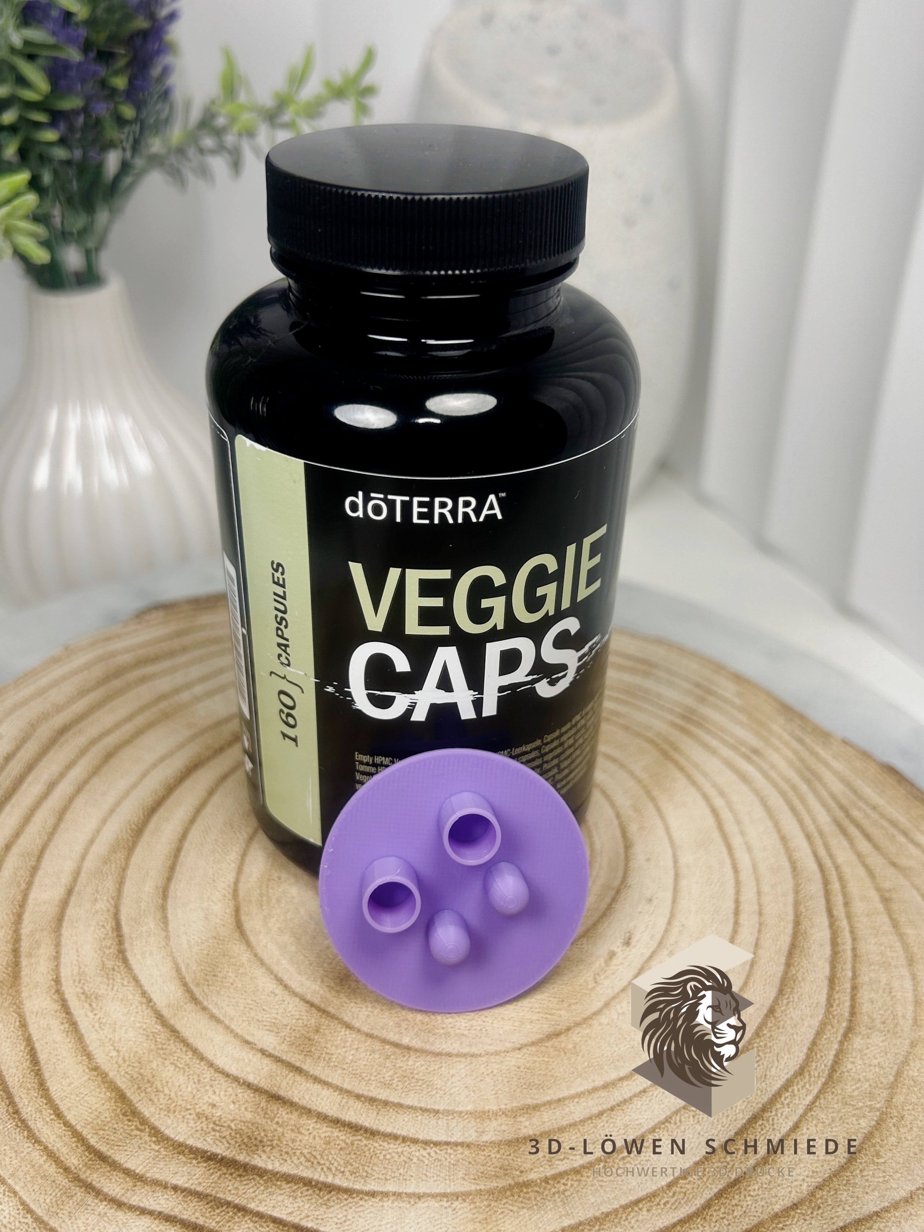 Kapsel Adapter für doTERRA Veggie Caps | Befüllhilfe für Leerkapseln | Capsule Filler | Wiederverwendbar | Kapselhalter | Farbwahl