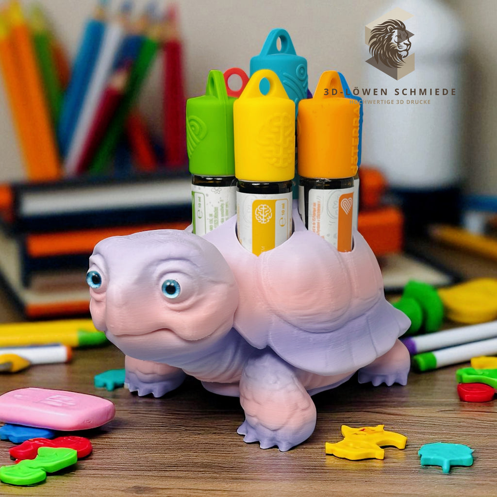 doTERRA Kids Collection Aufsteller für Ätherische Öle AromaSchildi für 7x 10ml Roll-Ons Aufbewahrung - Geschenk - Kinderzimmer