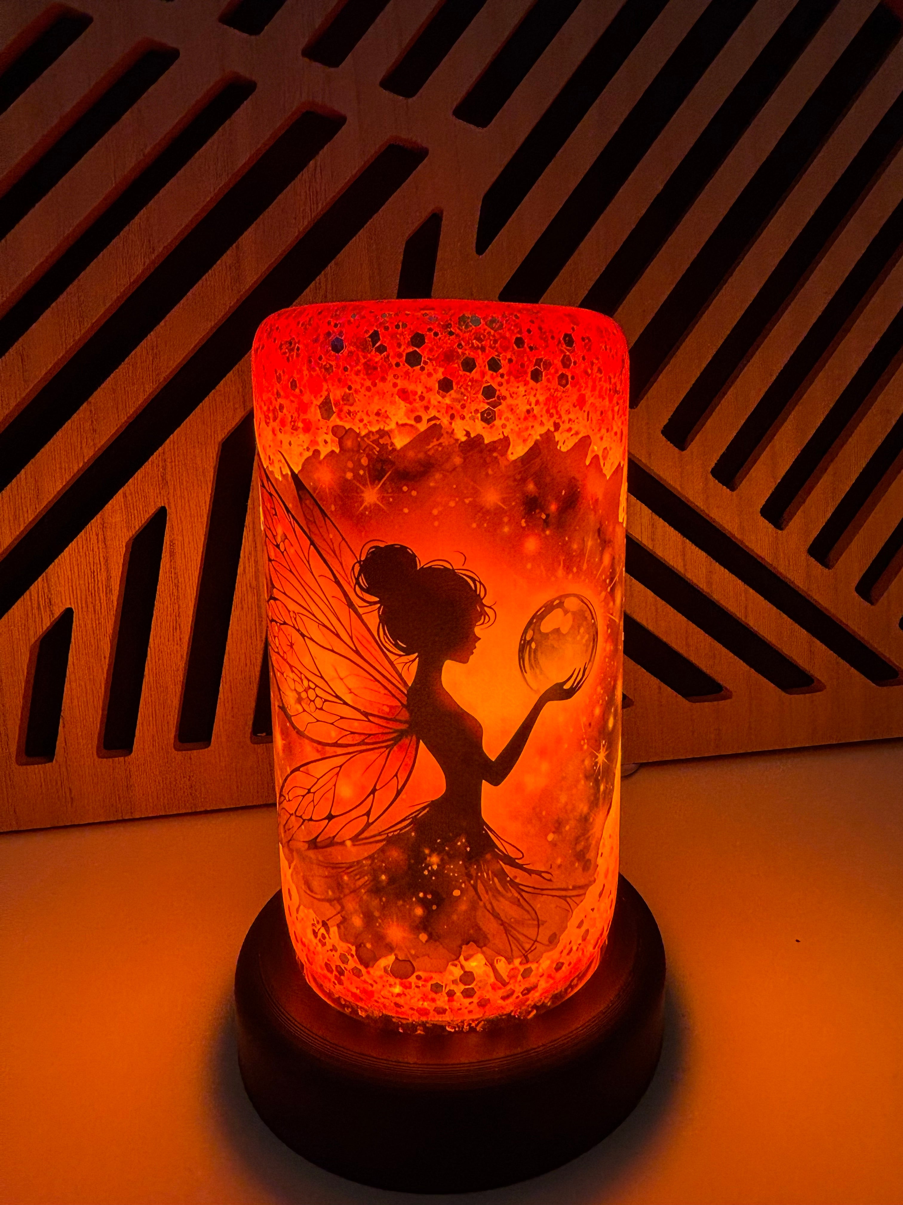 Nachttischlampe Personalisiert, Cup nur im Live erstellbar + Lampen Sockel