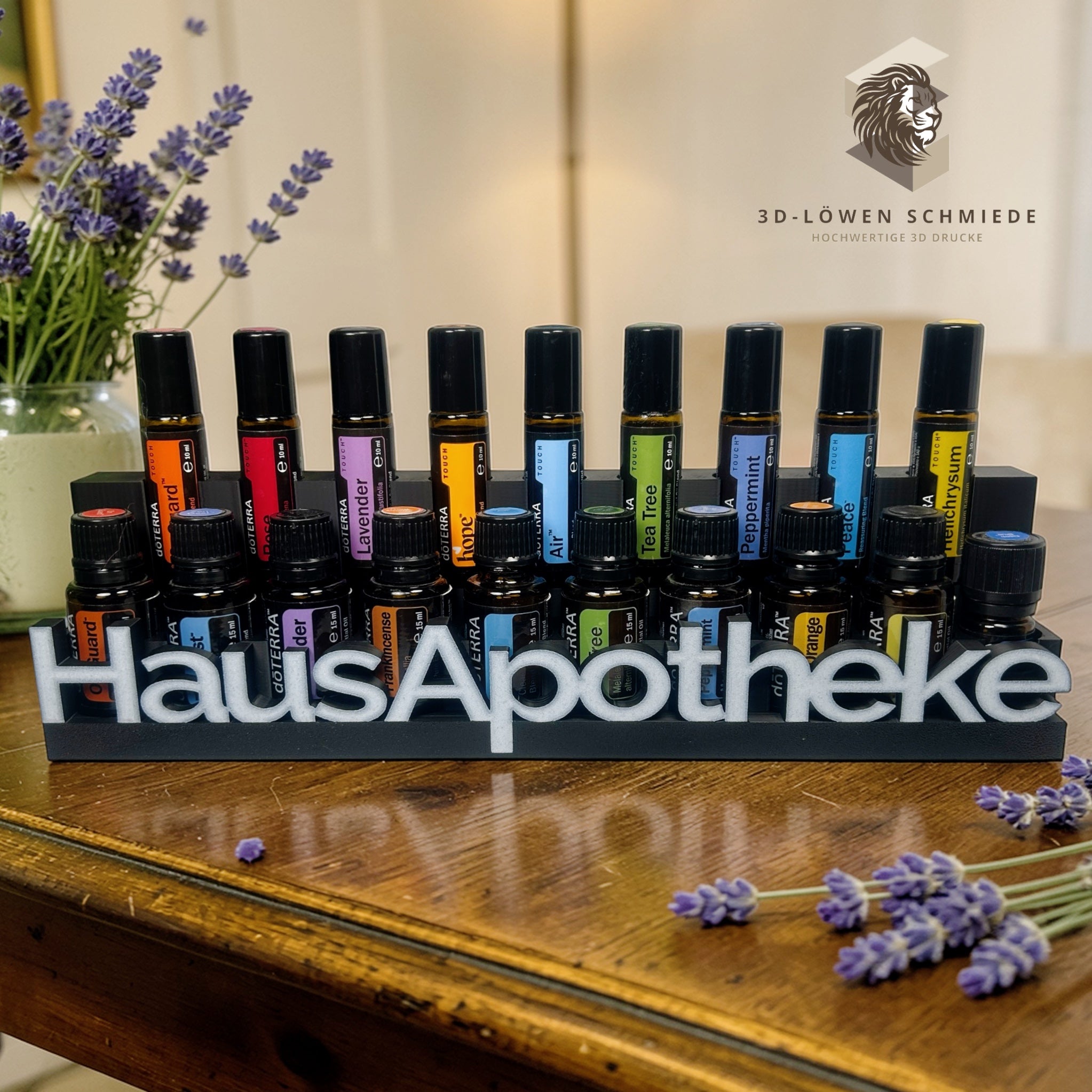 doTERRA Aufsteller passend für Home Essentials Set + 9 Roll On’s | Ätherische Öle Aufbewahrung Hausapotheke Geschenk Idee