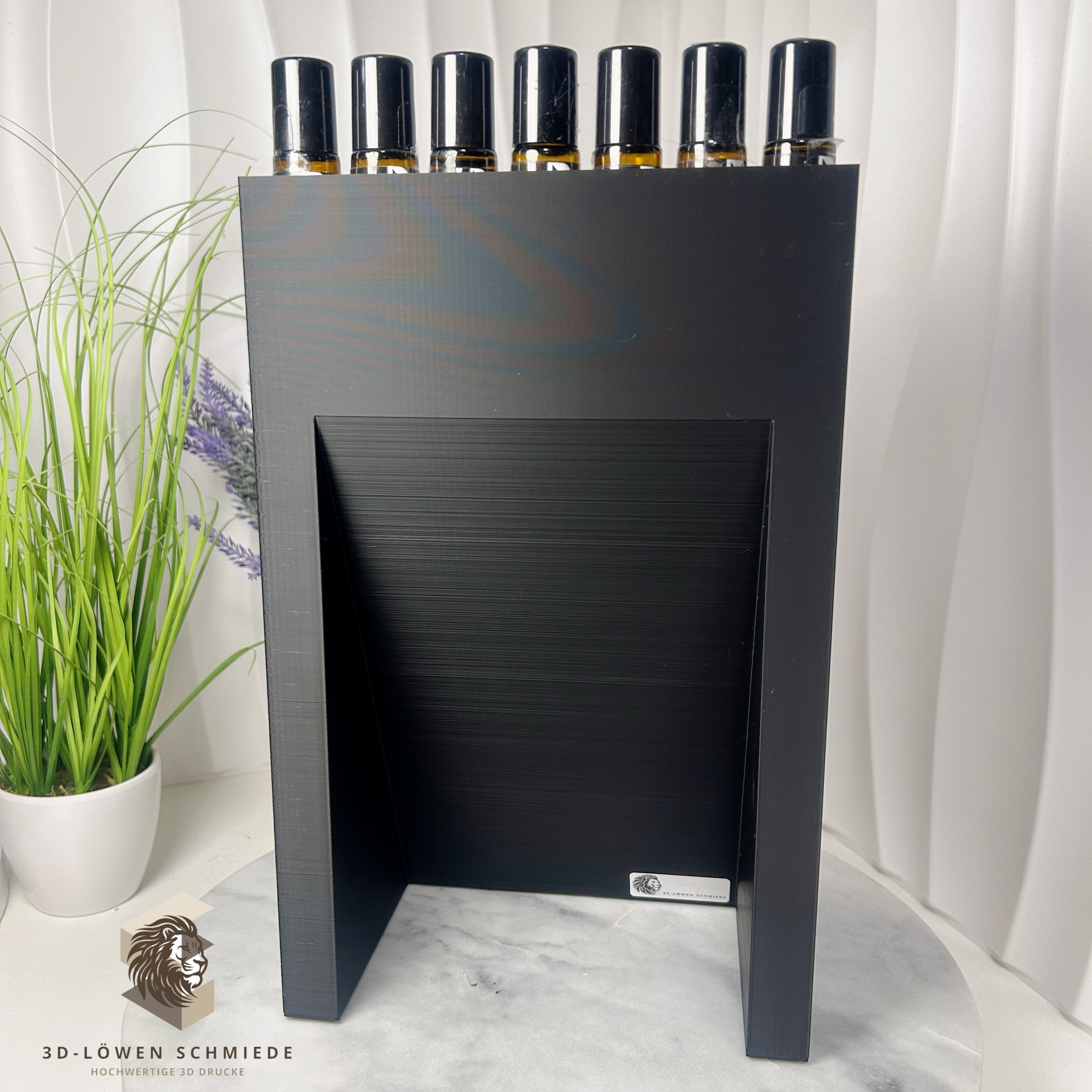 doTERRA Aufsteller bis zu 60x 10ml Ätherische Öle Roll-On‘s mit Sicht auf die Öle, 5 Reihen mit Platz für je 7 oder 12 Roll On‘s