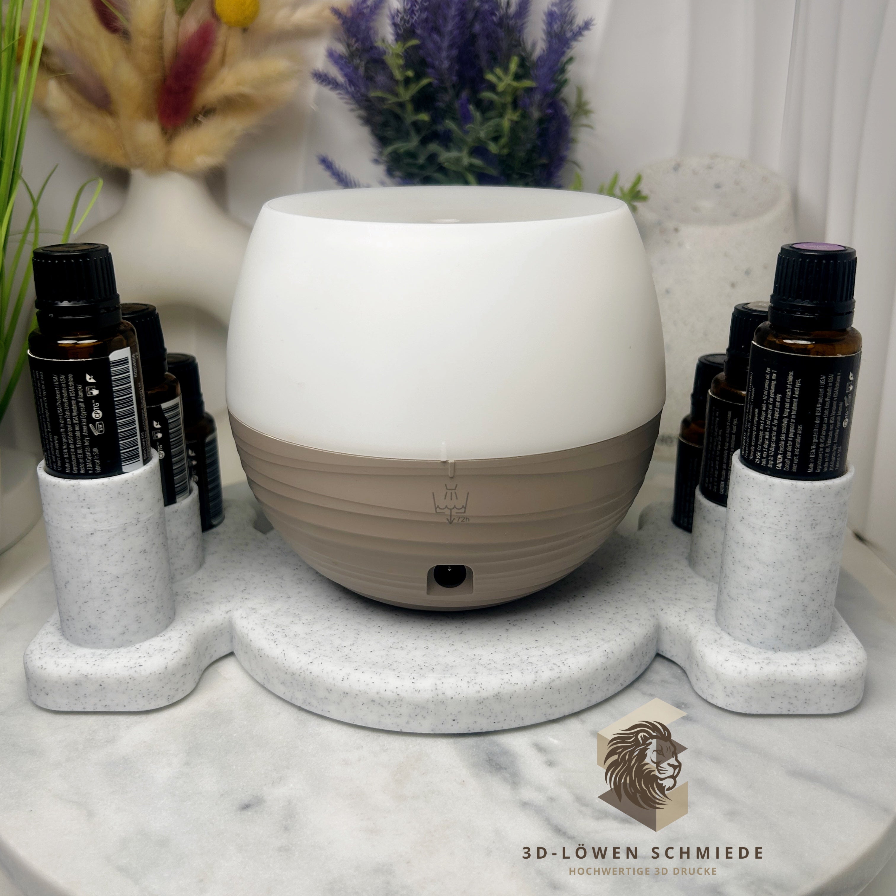 doTERRA Aroma Diffuser Untersetzer und Aufbewahrungsmöglichkeit mit Platz für 6x 15ml Ätherische Öle, Geschenkidee, praktisch und stilvoll