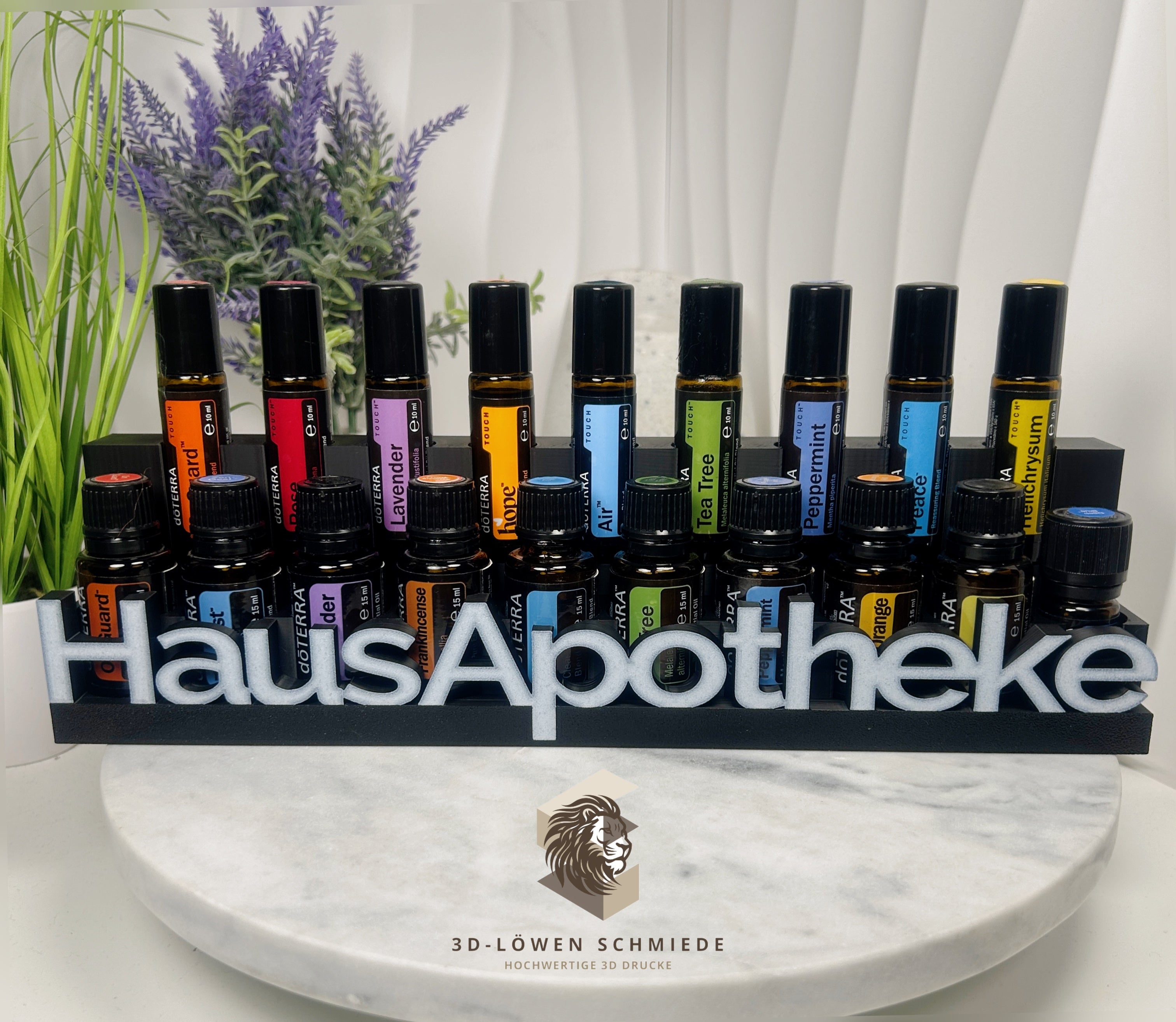 doTERRA Aufsteller passend für Home Essentials Set + 9 Roll On’s | Ätherische Öle Aufbewahrung Hausapotheke Geschenk Idee
