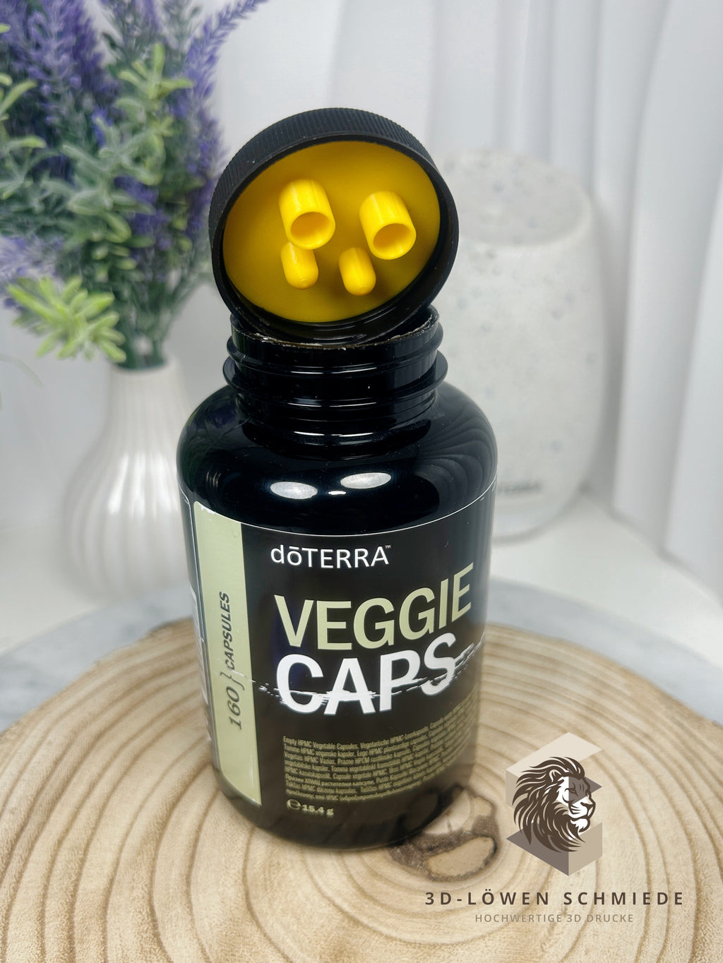 Kapsel Adapter für doTERRA Veggie Caps | Befüllhilfe für Leerkapseln | Capsule Filler | Wiederverwendbar | Kapselhalter | Farbwahl