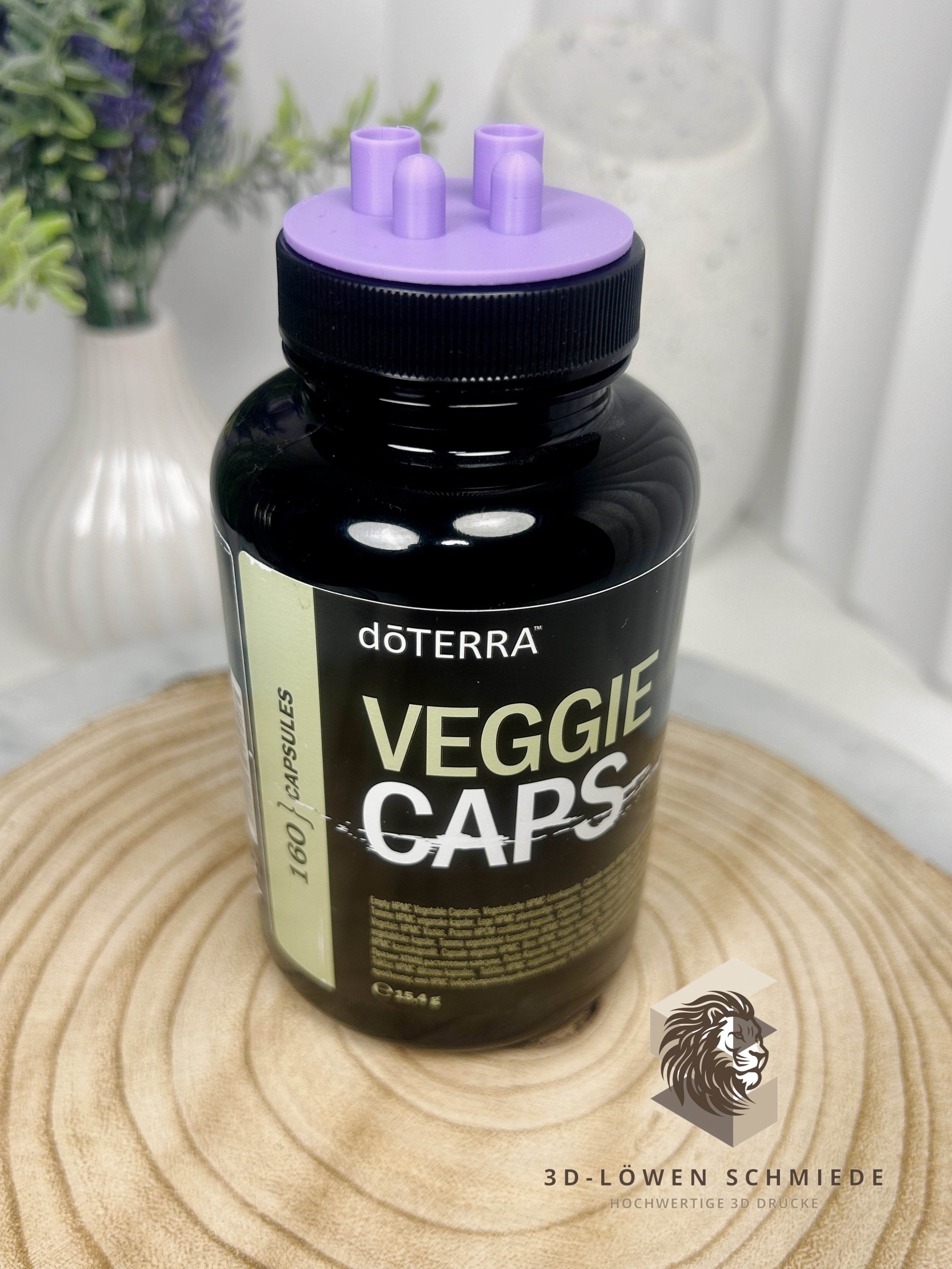 Kapsel Adapter für doTERRA Veggie Caps | Befüllhilfe für Leerkapseln | Capsule Filler | Wiederverwendbar | Kapselhalter | Farbwahl