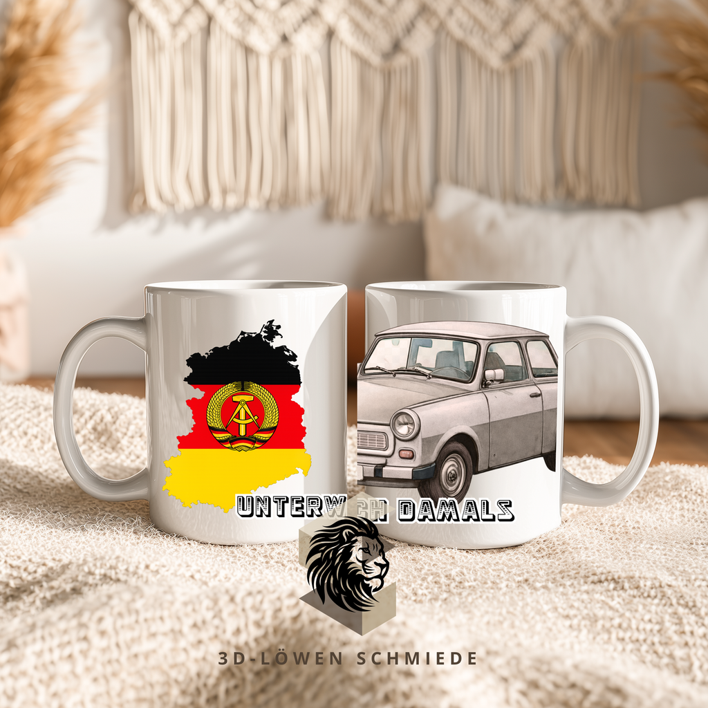Personalisierte DDR Tasse mit Spruch & Wunschname