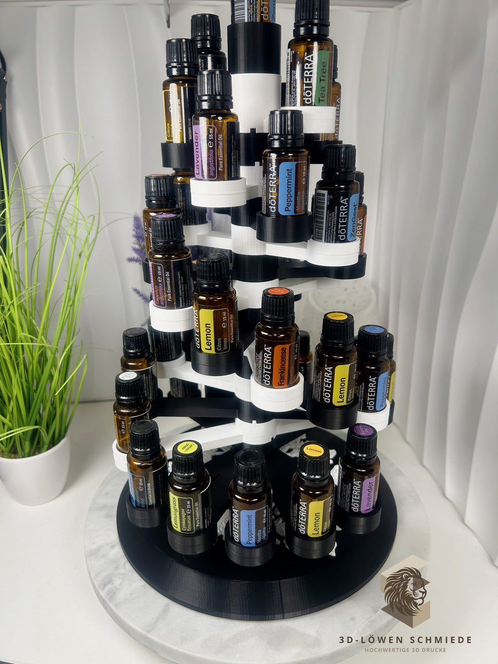 doterra Präsentationsbaum Aufsteller passend für doterra ätherische Öle 37x 15ml Flaschen, stilvolle Aufbewahrung, Baumdesign
