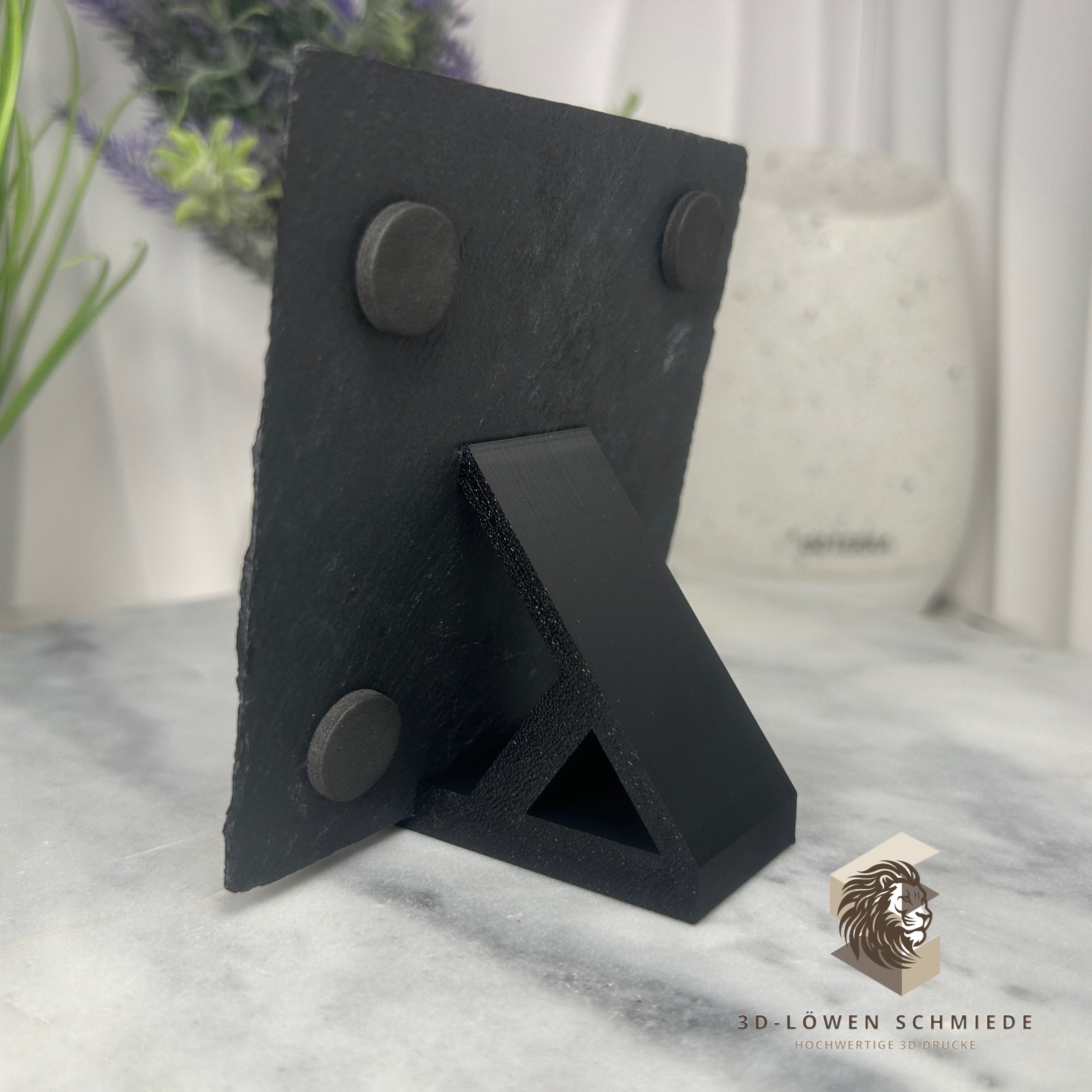 Personalisierte Schieferplatte mit Foto und Namen, Haustier | Personen Gravur, Untersetzer oder Deko Aufsteller Individuelles Geschenk Idee