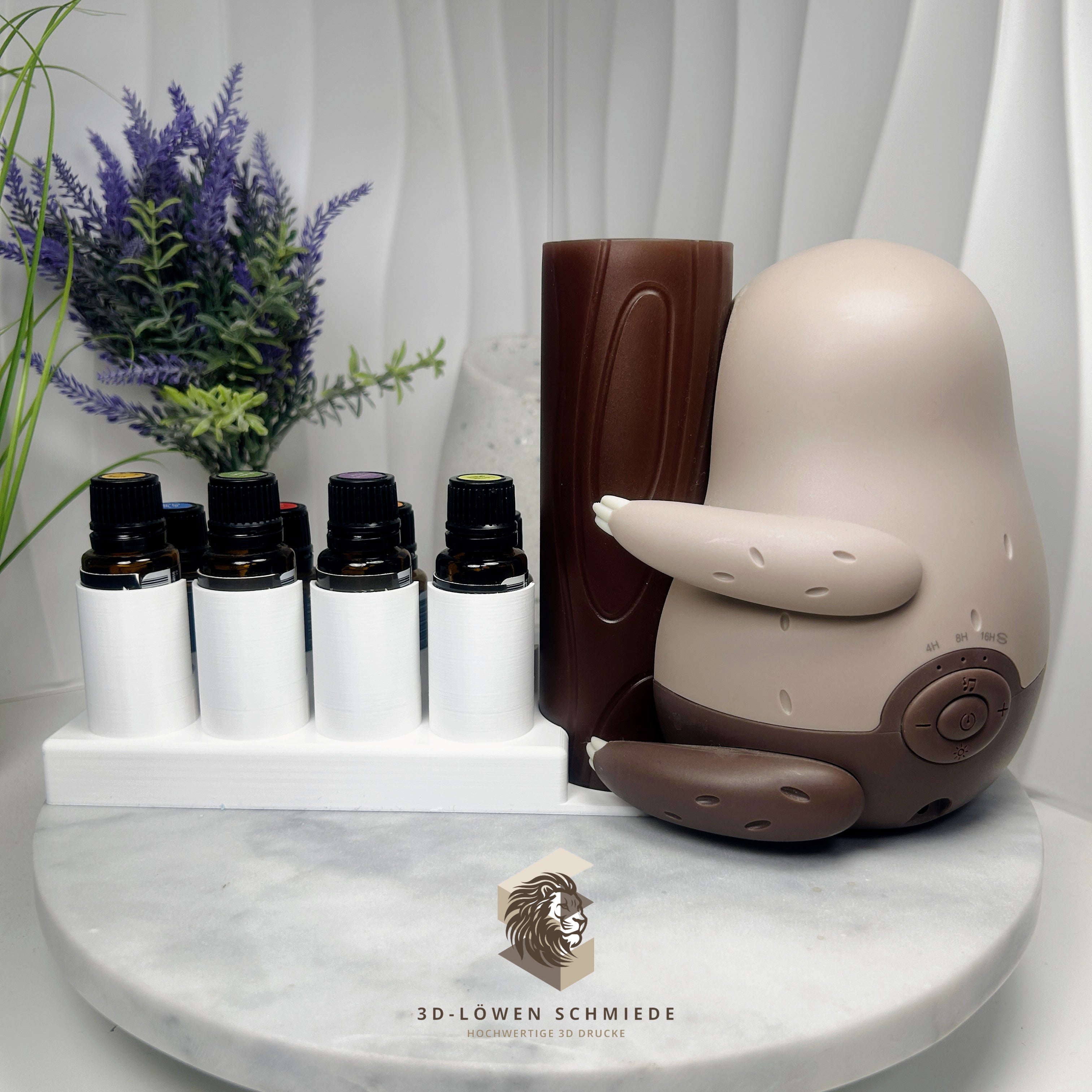 doTERRA Faultier Diffuser Erweiterung Aufsteller mit Platz für 8x 15ml Ätherische Öle | Geschenkidee | Aufbewahrung |