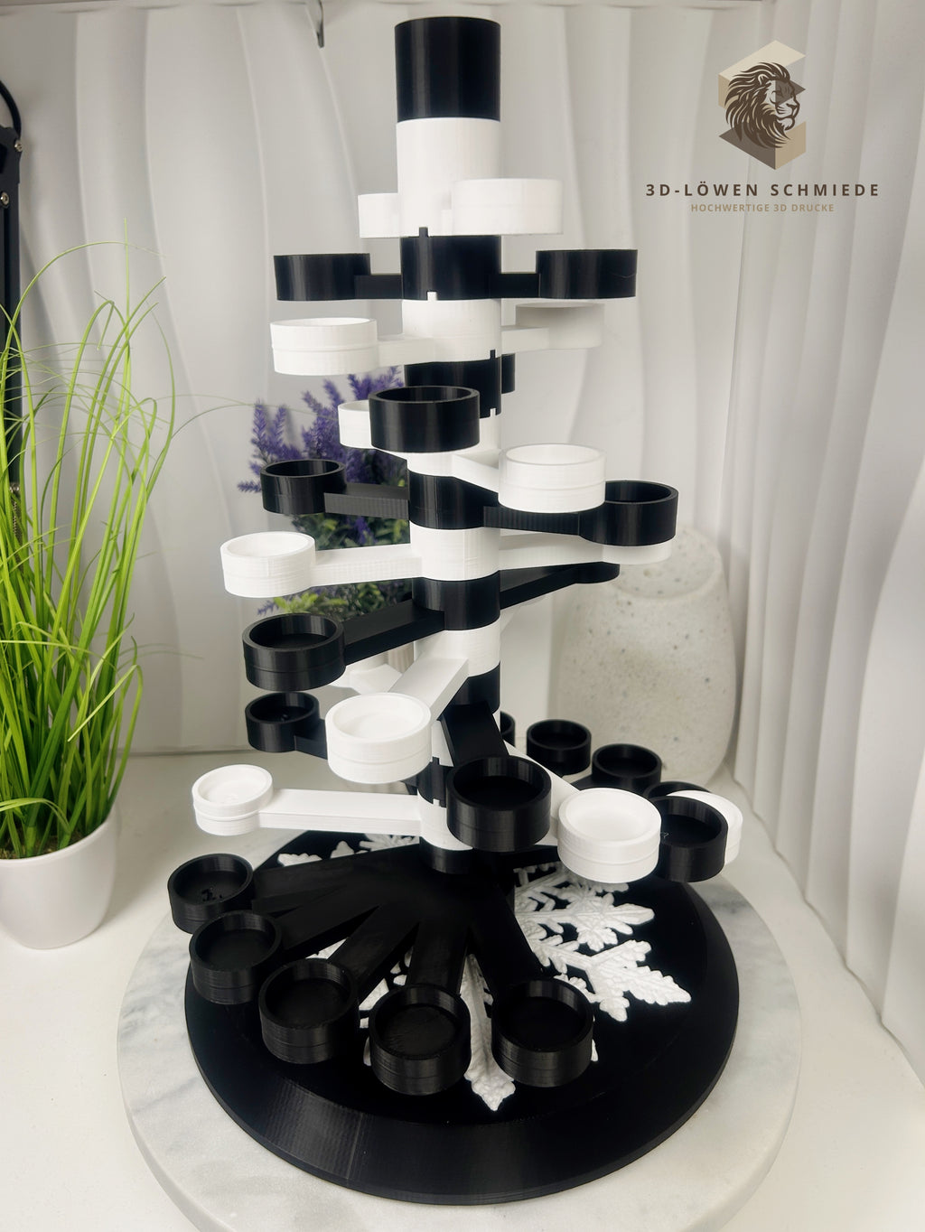 doterra Präsentationsbaum Aufsteller passend für doterra ätherische Öle 37x 15ml Flaschen, stilvolle Aufbewahrung, Baumdesign