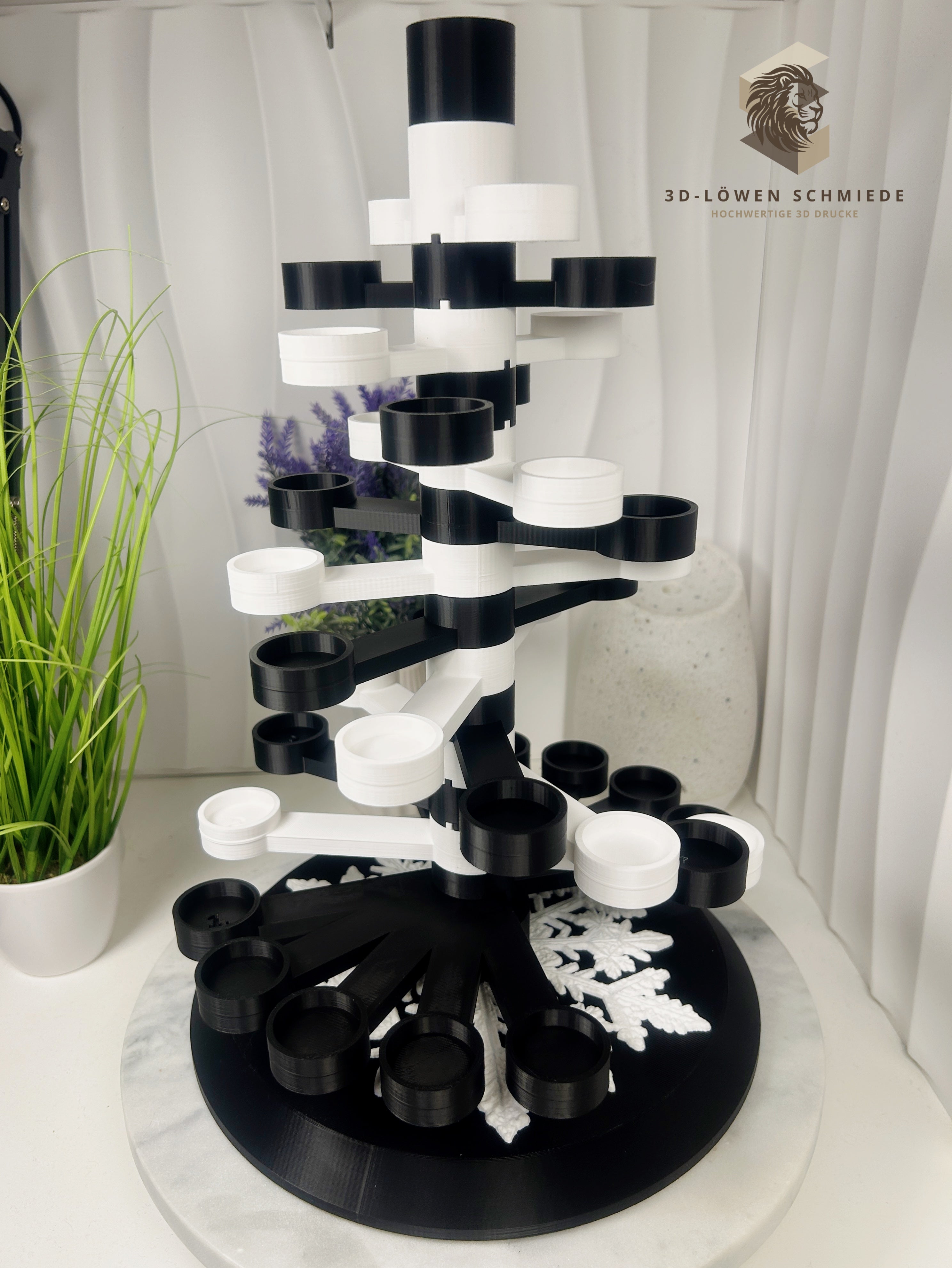 doterra Präsentationsbaum Aufsteller passend für doterra ätherische Öle 37x 15ml Flaschen, stilvolle Aufbewahrung, Baumdesign