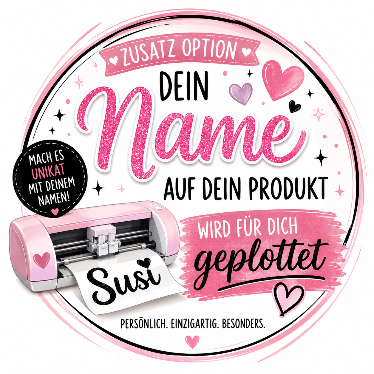 ✨ Wunschname – Mach dein Produkt einzigartig! 💖