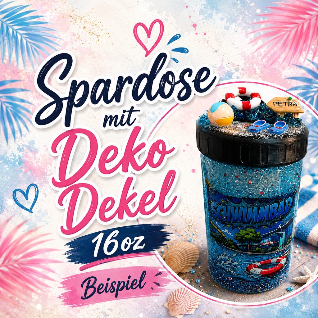 💖 Spar-Dose Deluxe – Deine ganz persönliche Wunsch-Spardose