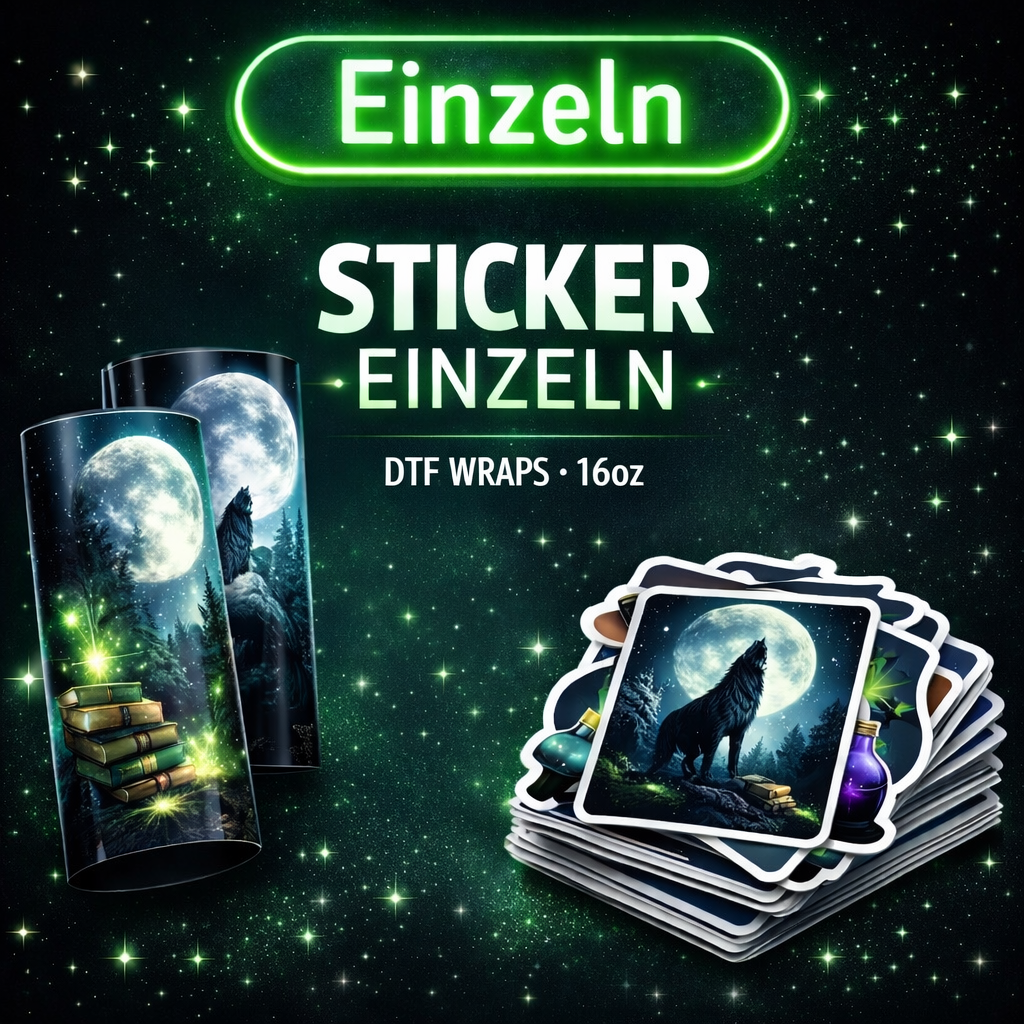 16oz Sticker EINZELN 🌸Aktionspreis🌸